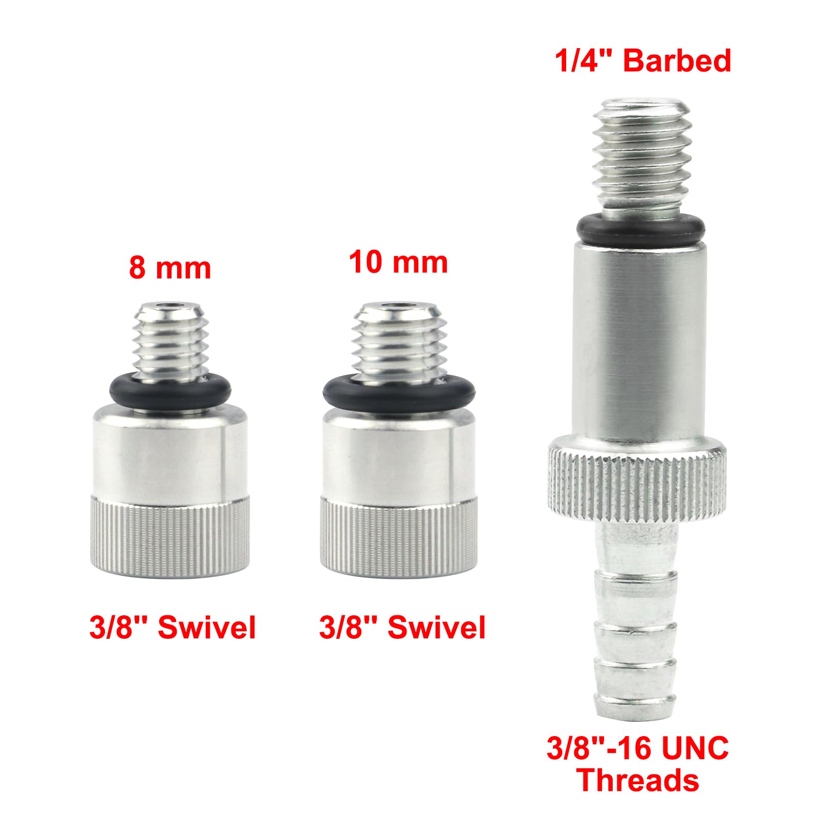 Lower Unit Gear Oil Pump for Standard Quart Bottles, 8mm and 10mm Adapters, for 28MM Cap Pump, for Most Foreign Made Marine Boat
