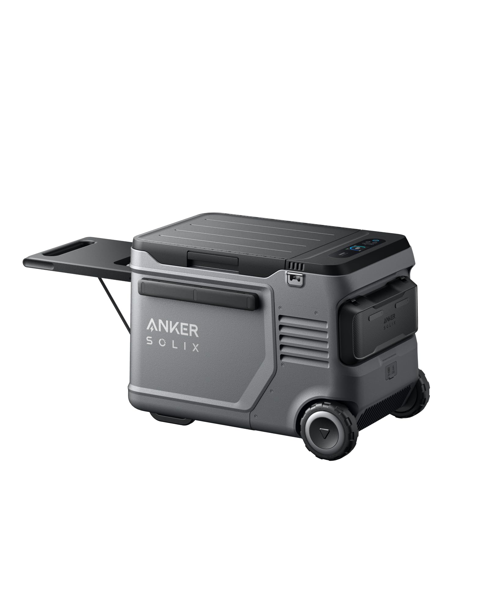 Anker SOLIX EverFrost 2 40L Cooler, 42 qt Car Refrigerator, Electric Cooler with 288Wh Battery, Powered by AC/DC or Solar, For C