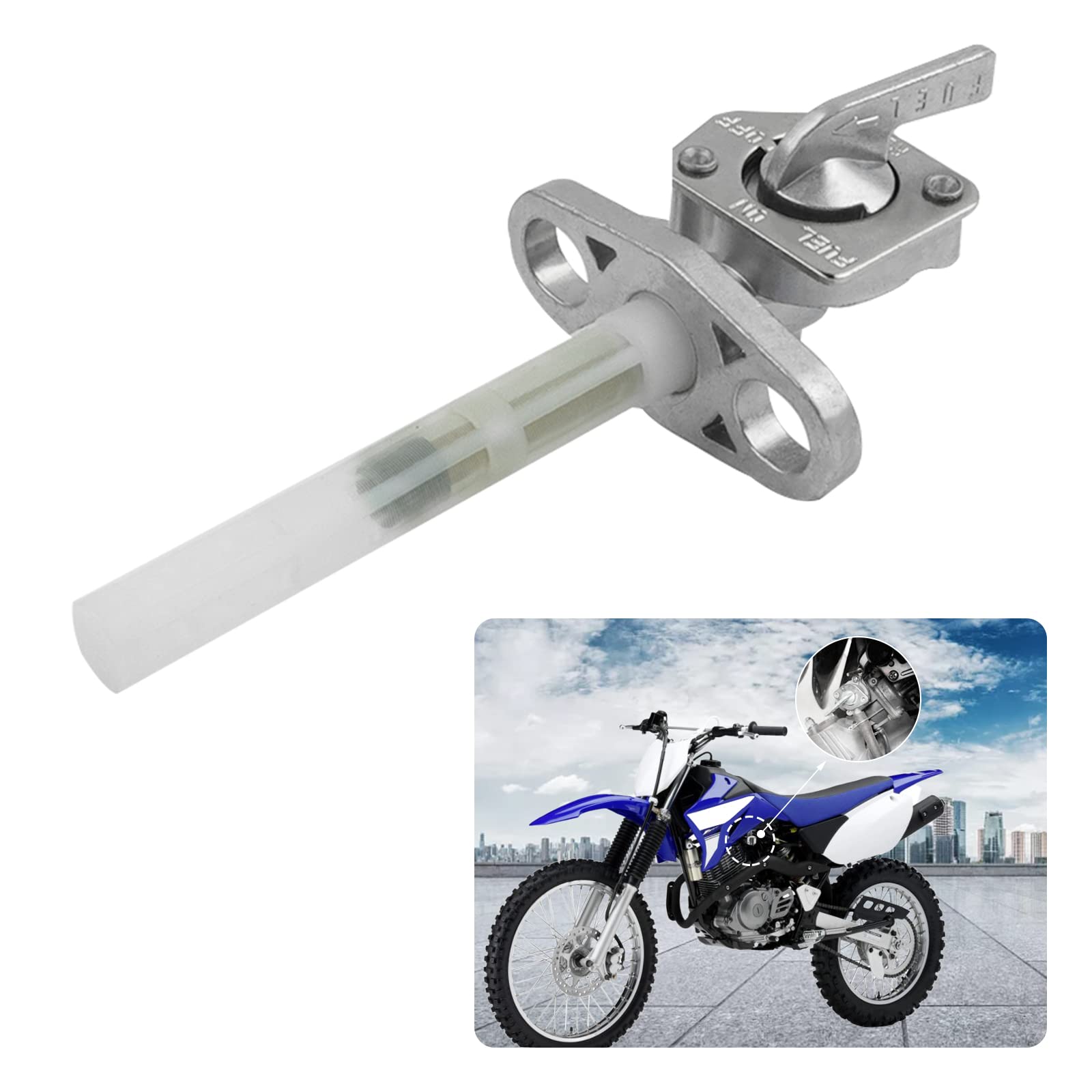 FLYPIG Fuel Valve Petcock Tank Switch Valve for Honda CRF50 XR 50 50R 70R 80R CRF 70F 80F 100F 150F 230F Replace 16960-GEL-701