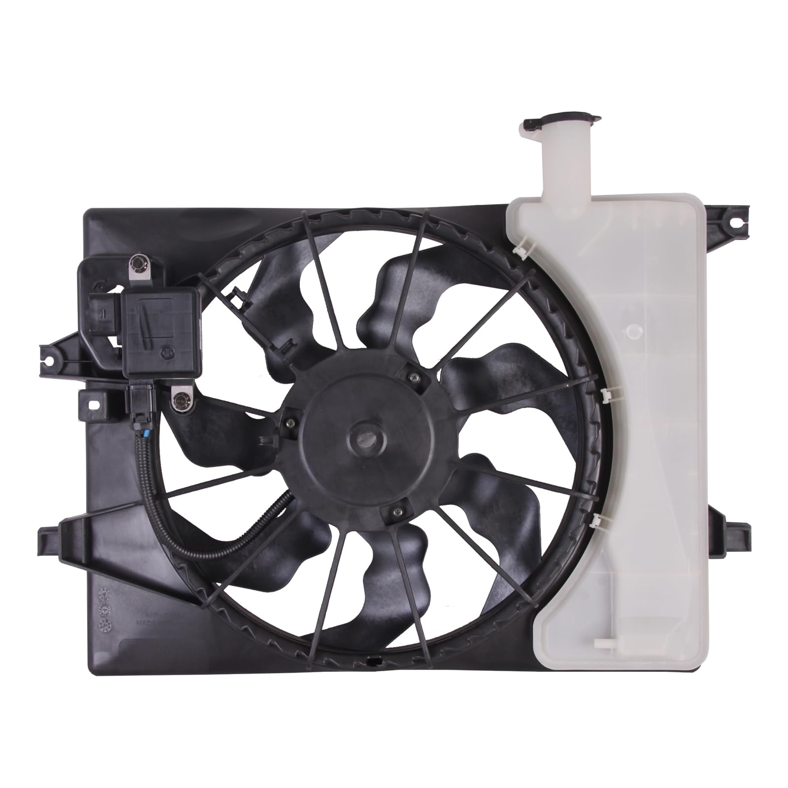 TYG OE Replacement(CAPA Quality) Cooling Fan Extra Silent for 2017-2018 Kia Forte Sedan L4/2.0 W/PWM | 25380-B0000 | KI3115151