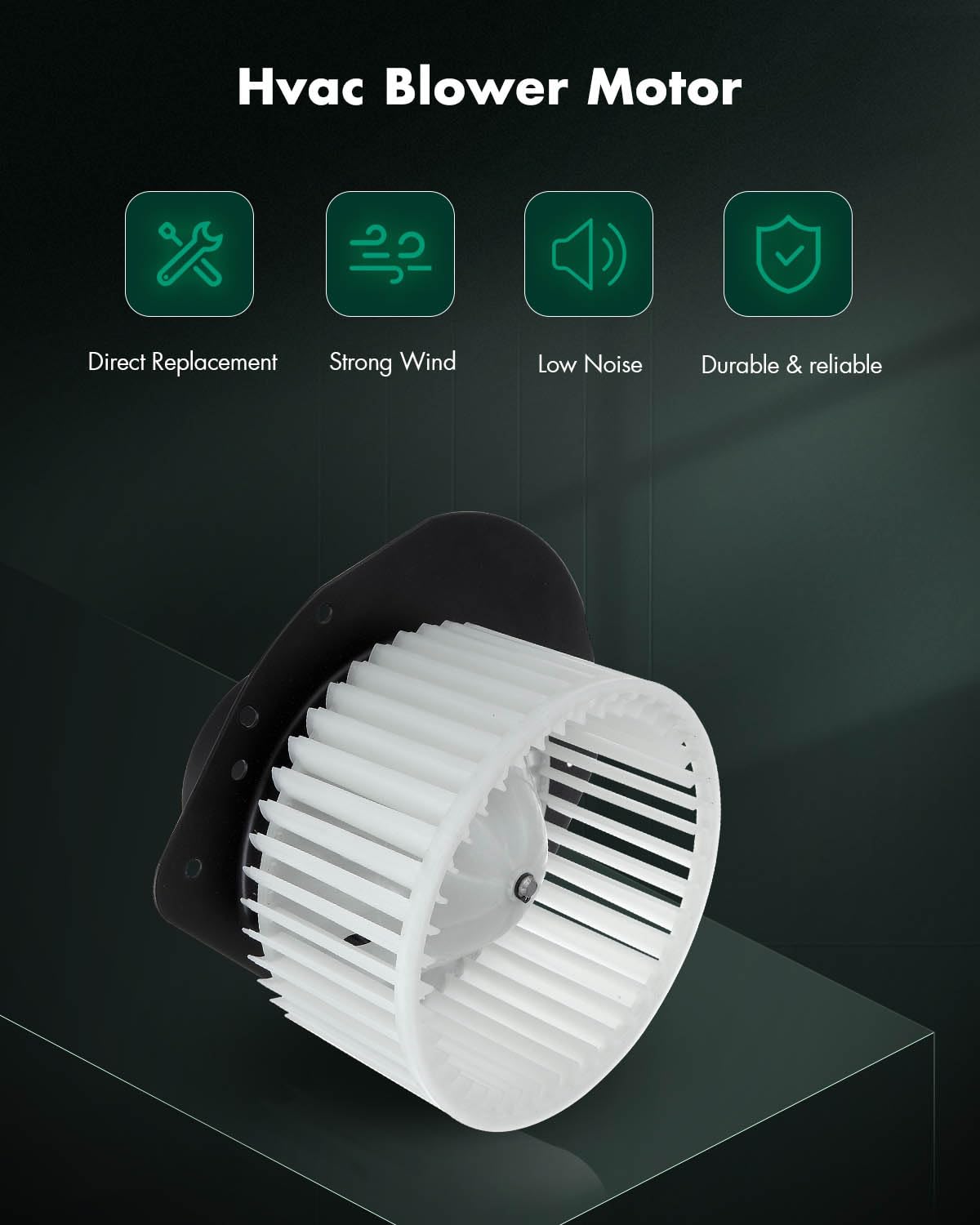 Scitoo Front Hvac Heater Blower Motor W/Fan Cage Fit For Ford 1979-2011,For Lincoln 1980-1997,For Mercury 1998-2011 Replace 7000