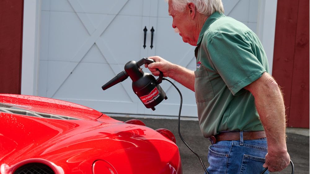 Metrovac Sk-1Cd Air Force Sidekick Blower System - Heavy Duty Car & Motorcycle Vacuum Cleaner, Dryer - Powerful Compact Air Dust