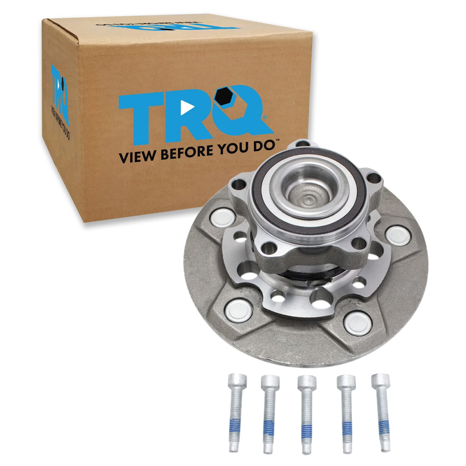 Trq Front Driver Side Passenger Side Wheel Bearing & Hub Assembly With Abs Sensor Compatible With 2015-2019 Ford Transit-150 Tra