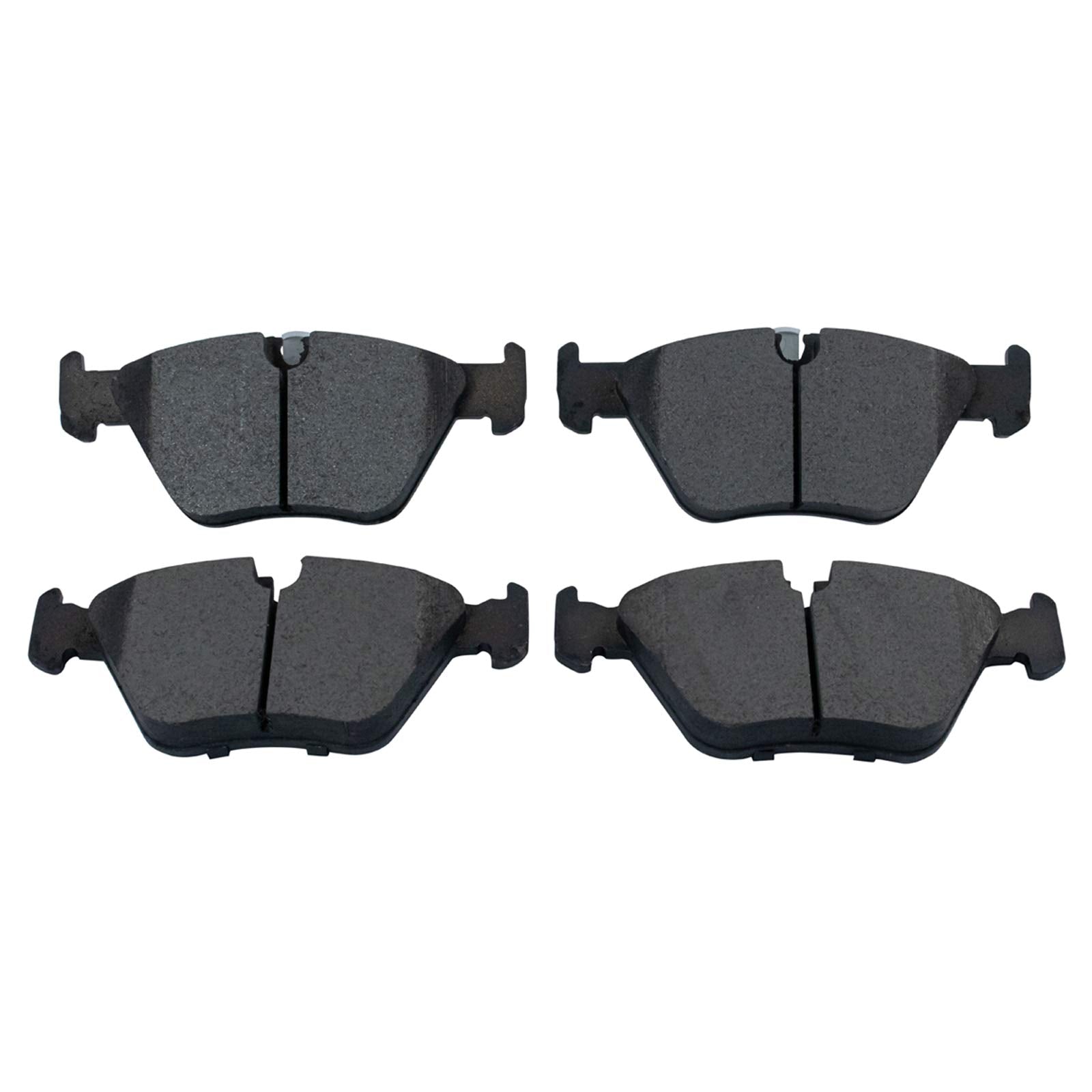 TRQ Front Brake Pads Ceramic Compatible with 2001-2003 BMW 525i 1997-2000 528i
