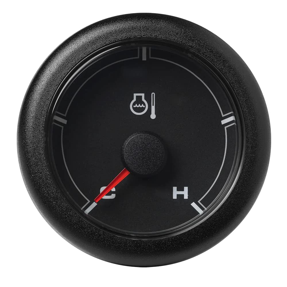 Veratron 52Mm (2-1/16'') Oceanlink Coolant Temperature Gauge (250F) - Black Dial & Bezel