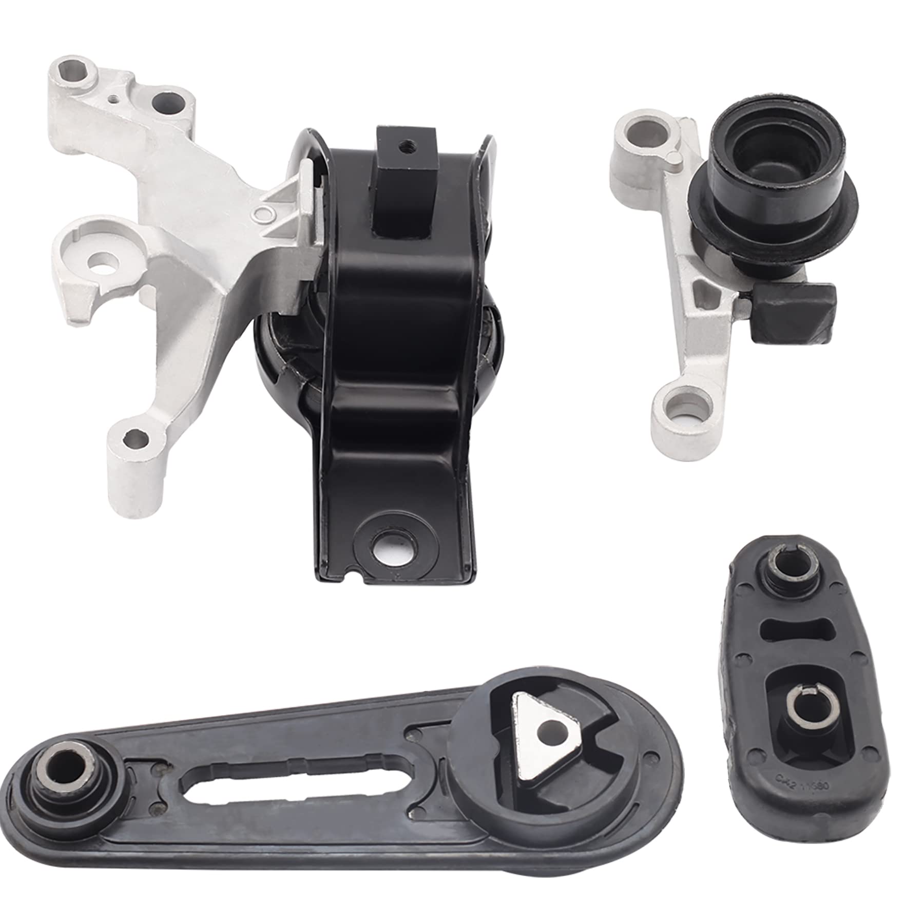 Engine Motor Mount Compatible With 2007 2008 2009 2010 2011 2012 Nissan Sentra 2.0L W/Auto Cvt Oe A4345 A4346 A4348 A4318 Set Of