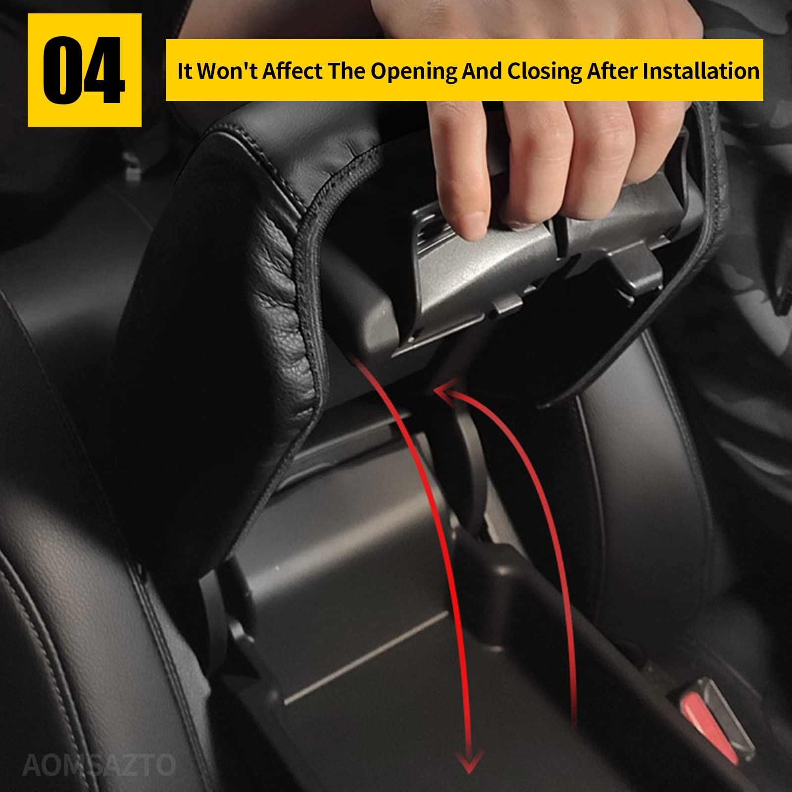 Aomsazto Armrest Covers For Crv 2012 2013 2014 2015 2016 Honda Black Center Console Replacement For Cr V