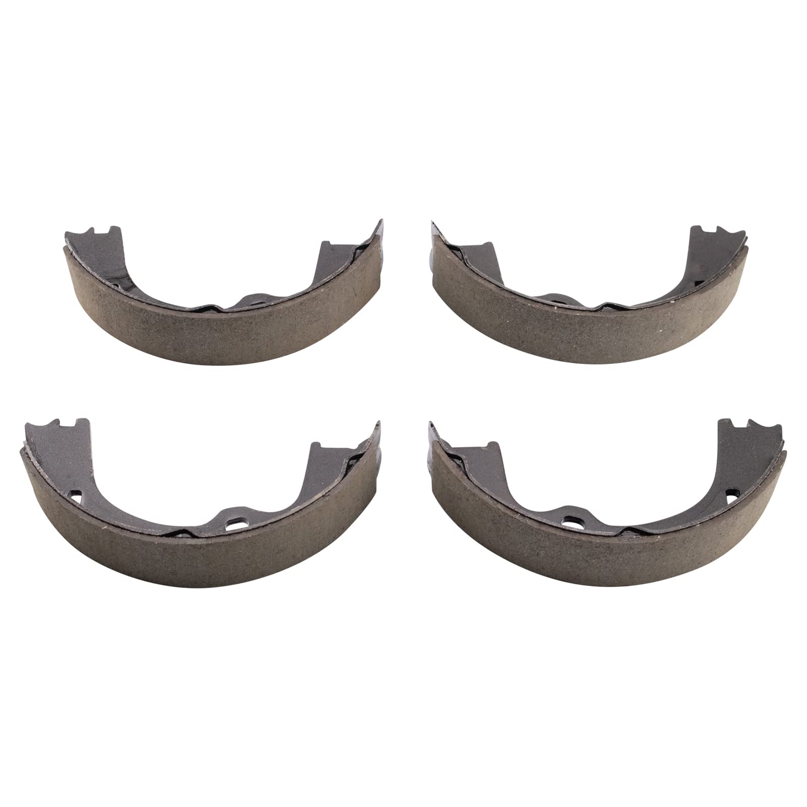 Trq Rear Brake Pad & Rotor Kit Brake Pads Brake Rotor Parking Brake Shoe Set Ceramic Compatible With 2009-2016 Chevrolet Express