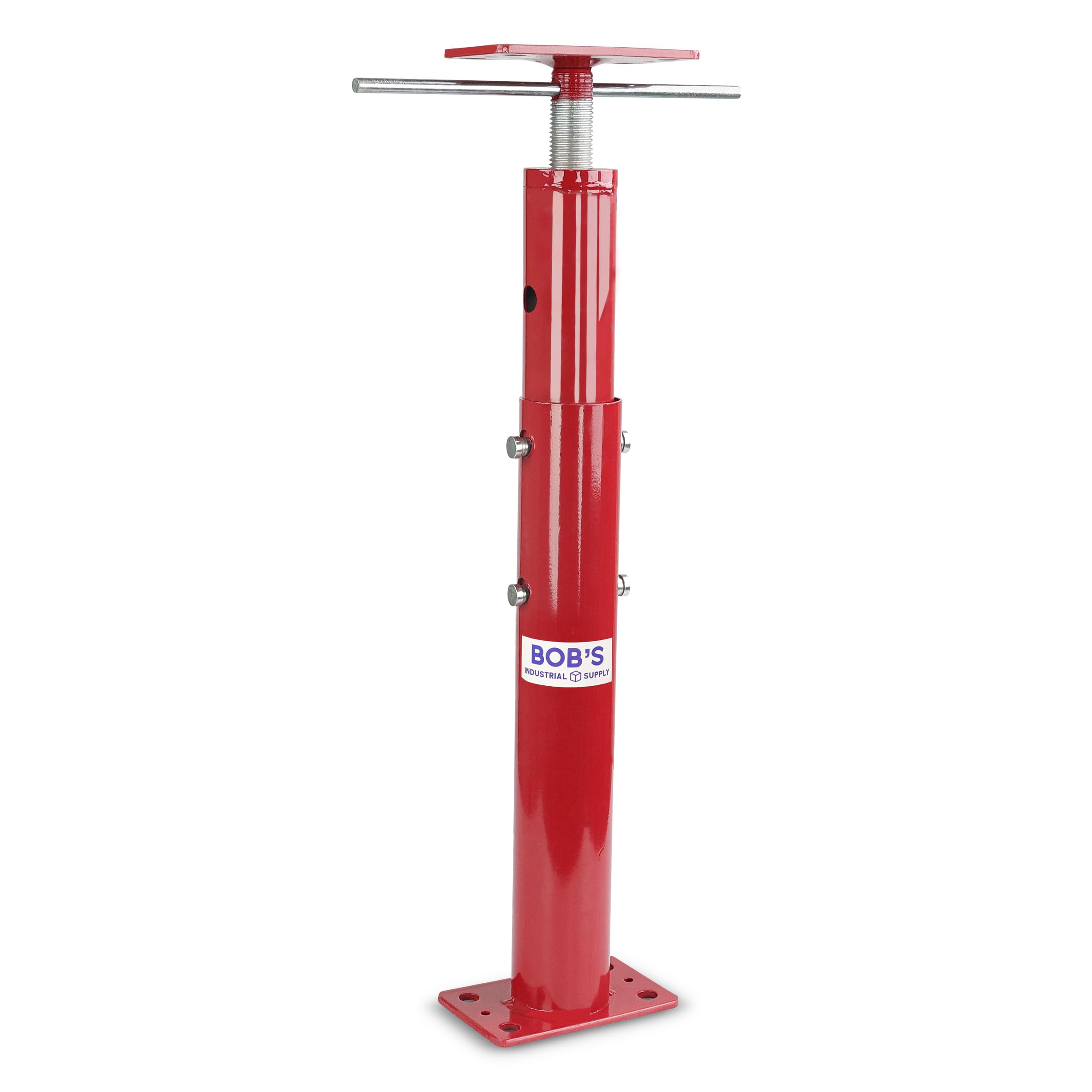 BISupply Basement Floor Jack 19    - 36    Adjustable Support Beam House Jack Post - Floor lifting Joist Beam Brace for Cellar C