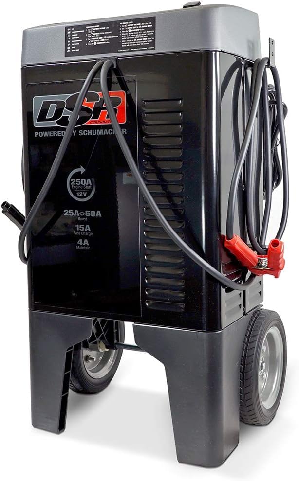 Schumacher Electric Dsr121 Proseries Car Battery Charger - 250 Peak Amps - 12V Battery Charger - Fully Automatic Battery Maintai