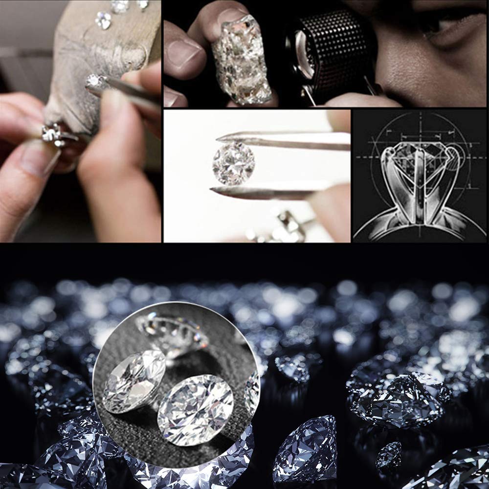 Yogurtck Cute Diamond Soft Leather Anti-Slip Steering Wheel Cover With Bling Bling Crystal Rhinestones, Universal 15 Inch For Wo