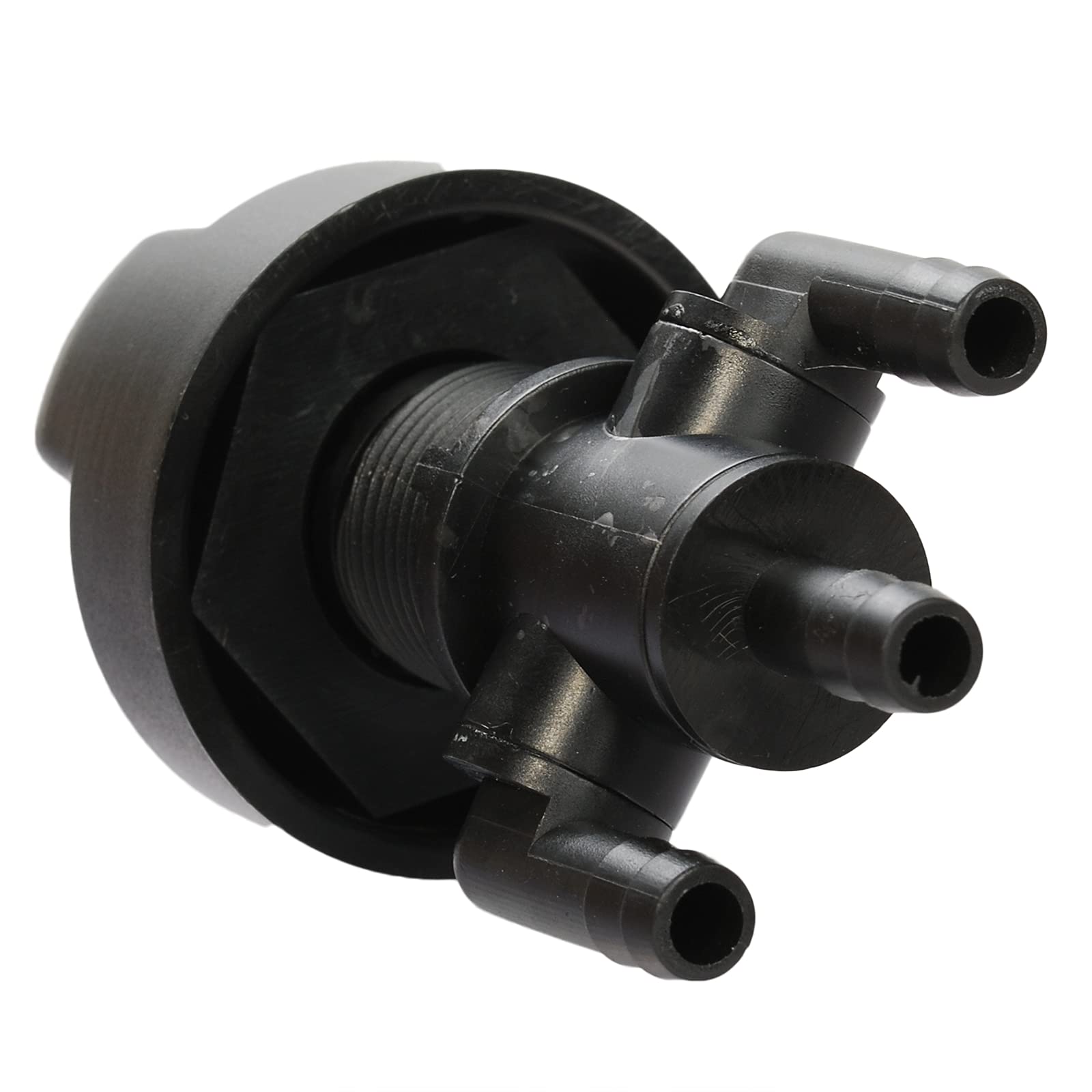 HIFROM 3-Way Petcock Tank Fuel Shut-Off Valve 7052154 with Fuel Line Plastic Knob Compatible with Polaris ATV Polaris ATV Scramb