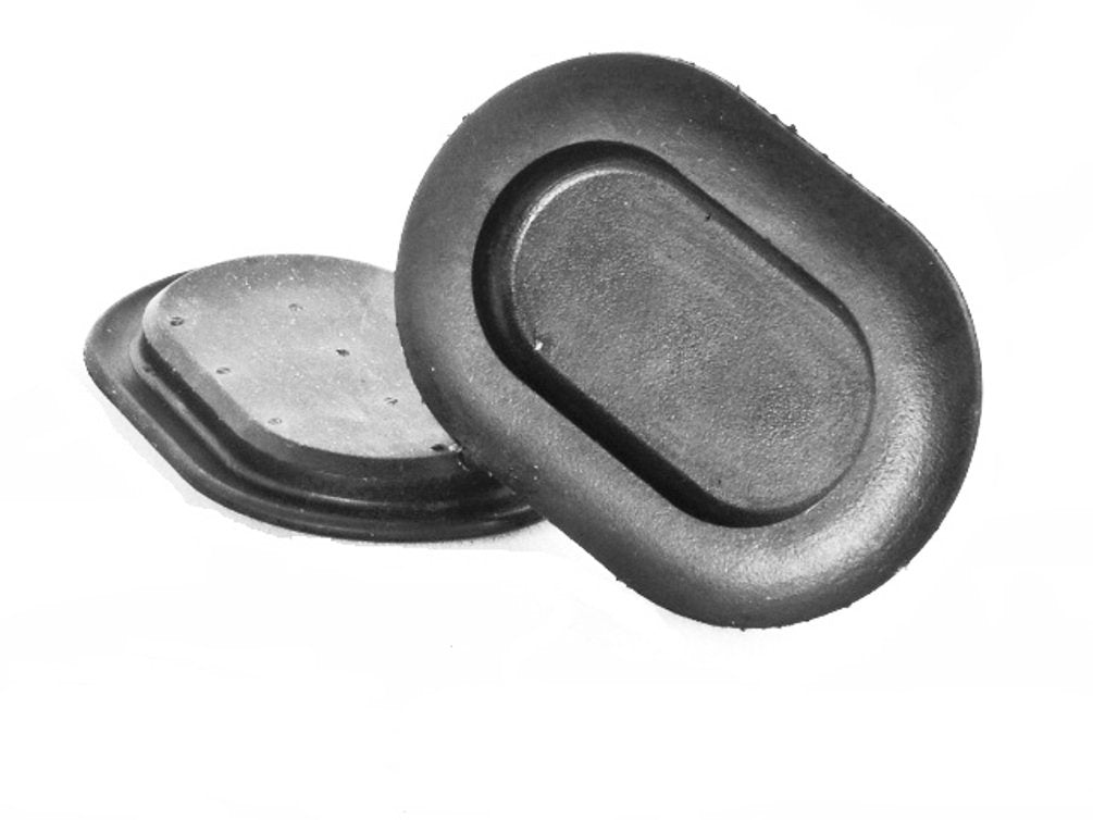 Upper Bound 4 Floor Drain Plugs Compatible With 1999-2006 Jeep Wrangler Tj - 2' X 1-3/8' Hole - Rubber Cover Oval