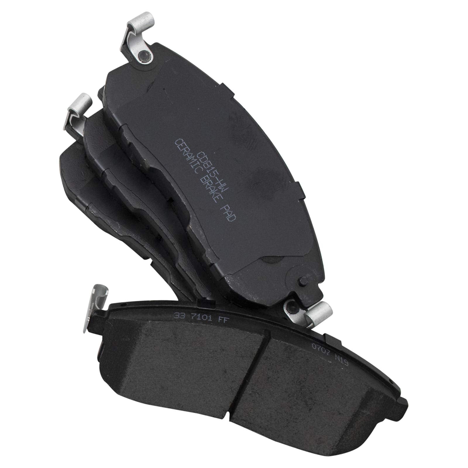 TRQ Front Premium Posi Ceramic Brake Pad Set Kit for Infiniti Nissan Suzuki