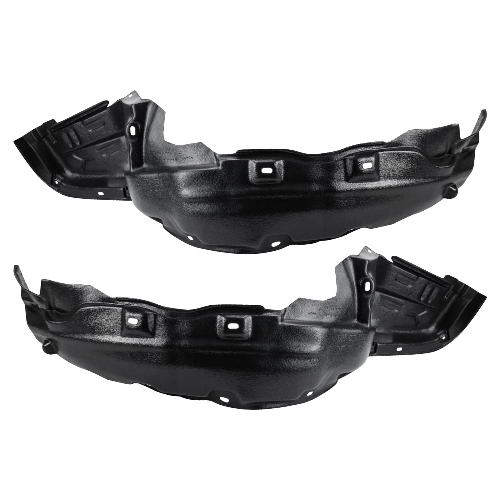 Trq Inner Fender Liner Set Compatible With 1992-1996 Honda Prelude Ho1248104 Ho1249104