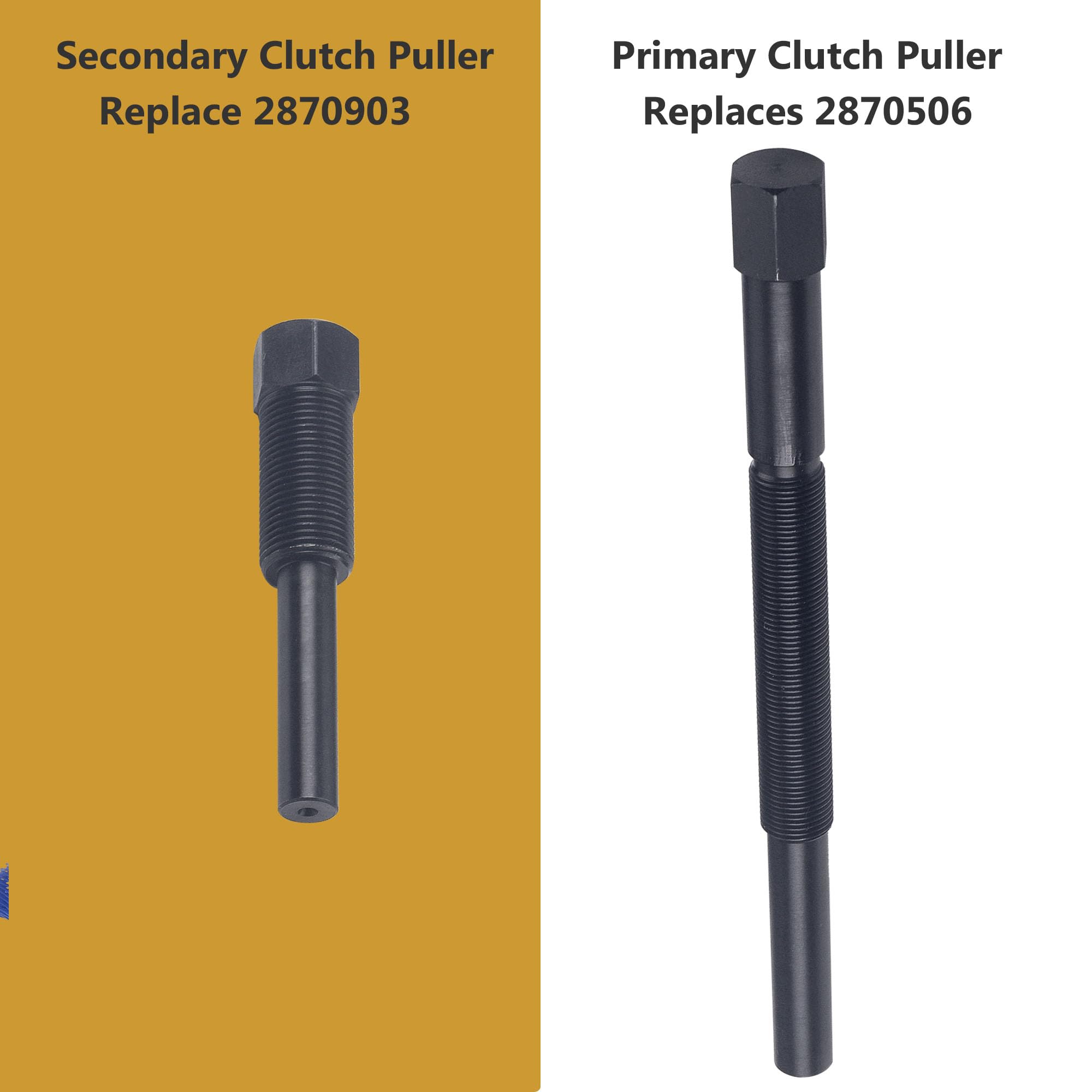 Utv Atv Primary & Secondary Drive Clutch Puller Clutch Remover Tool For Polaris,Replace 2870903 2870506