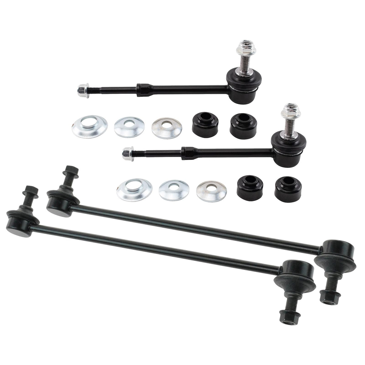 Trq Front & Rear Sway Bar Stabilizer Link Set Compatible With 2013-2019 Ford Escape 2015-2019 Lincoln Mkc