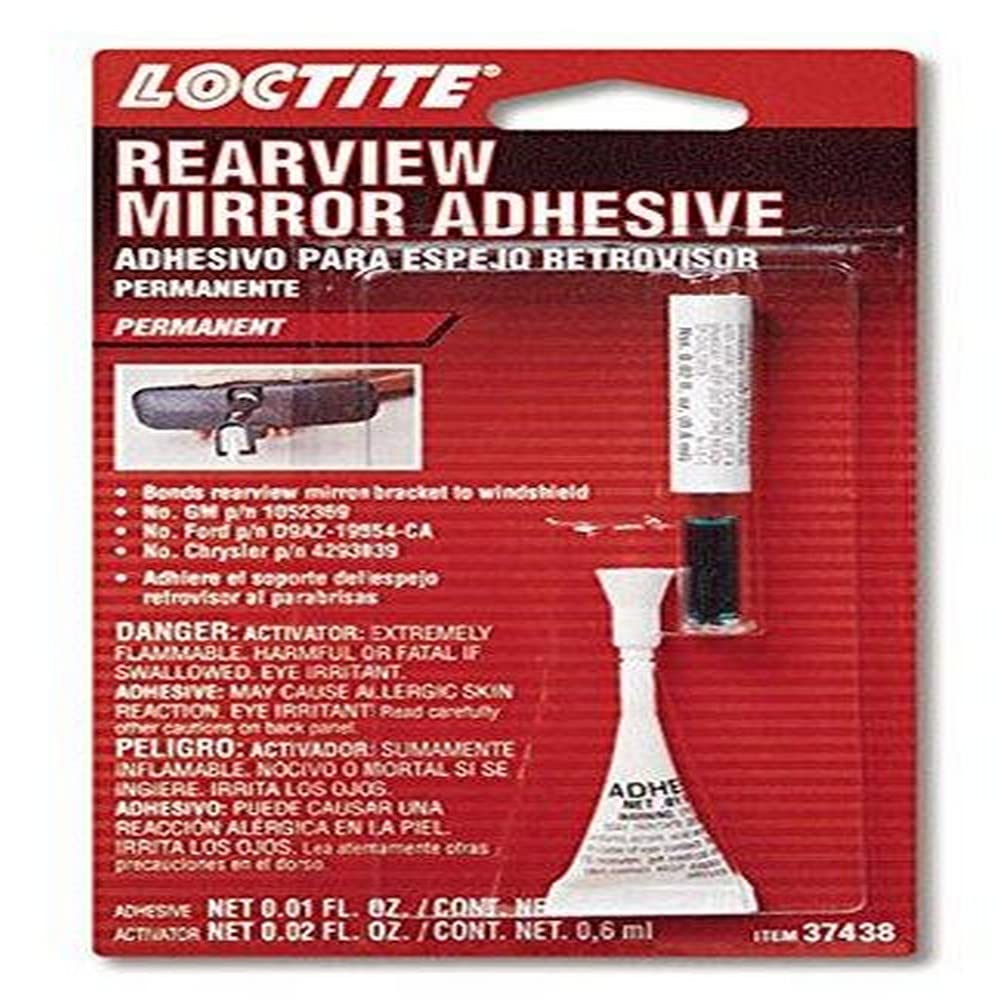 Loctite 37438 Rearview Mirror Adhesive Kit , 0.3 Cc