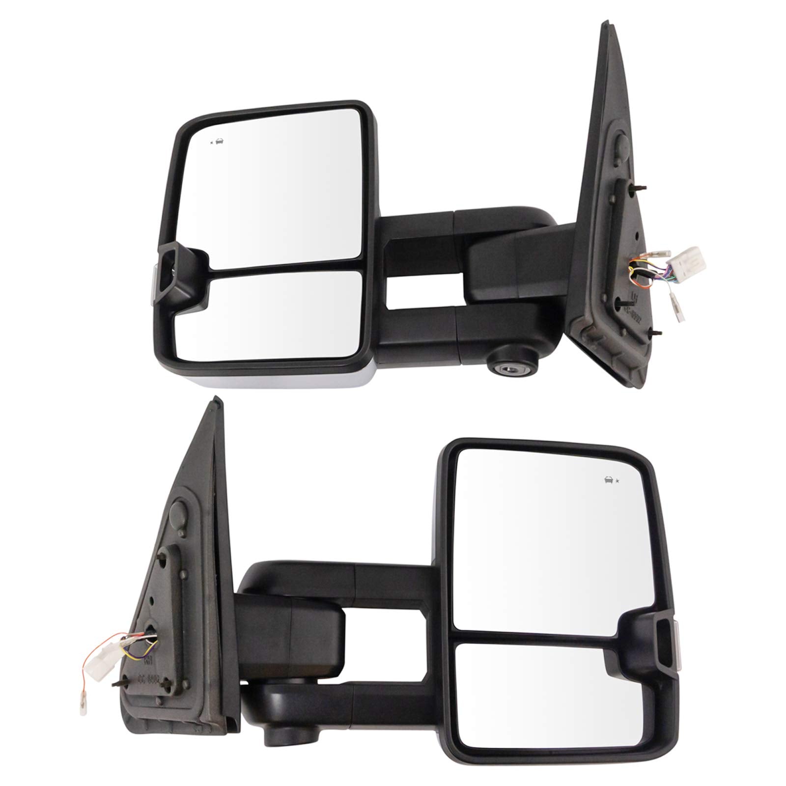 Trail Ridge Tow Mirror Upgrade Power Fold Turn Memory Bsm Chrome Pair For Tundra