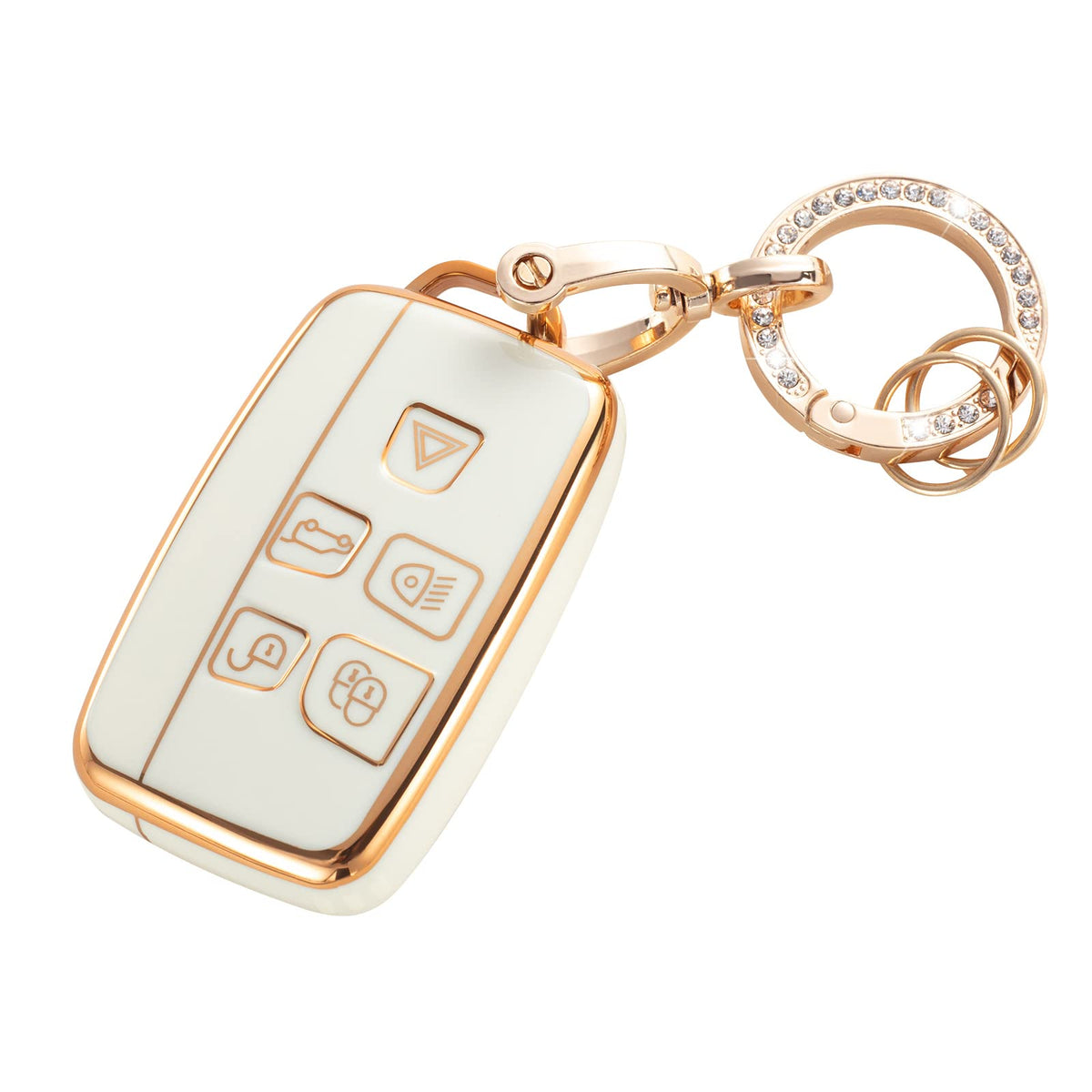 RUABIBAN Mazda Key Fob Cover, TPU Key Case for Mazda 3, CX-5, CX-30