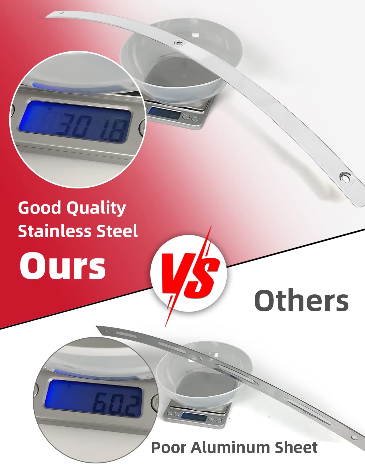 Amazicha Polished Windshield Trim Chrome Windscreen Trim Compatible For Harley Davidson Touring Street Glide Electra Glide Ultra Limited Tri Glide 2014-2024