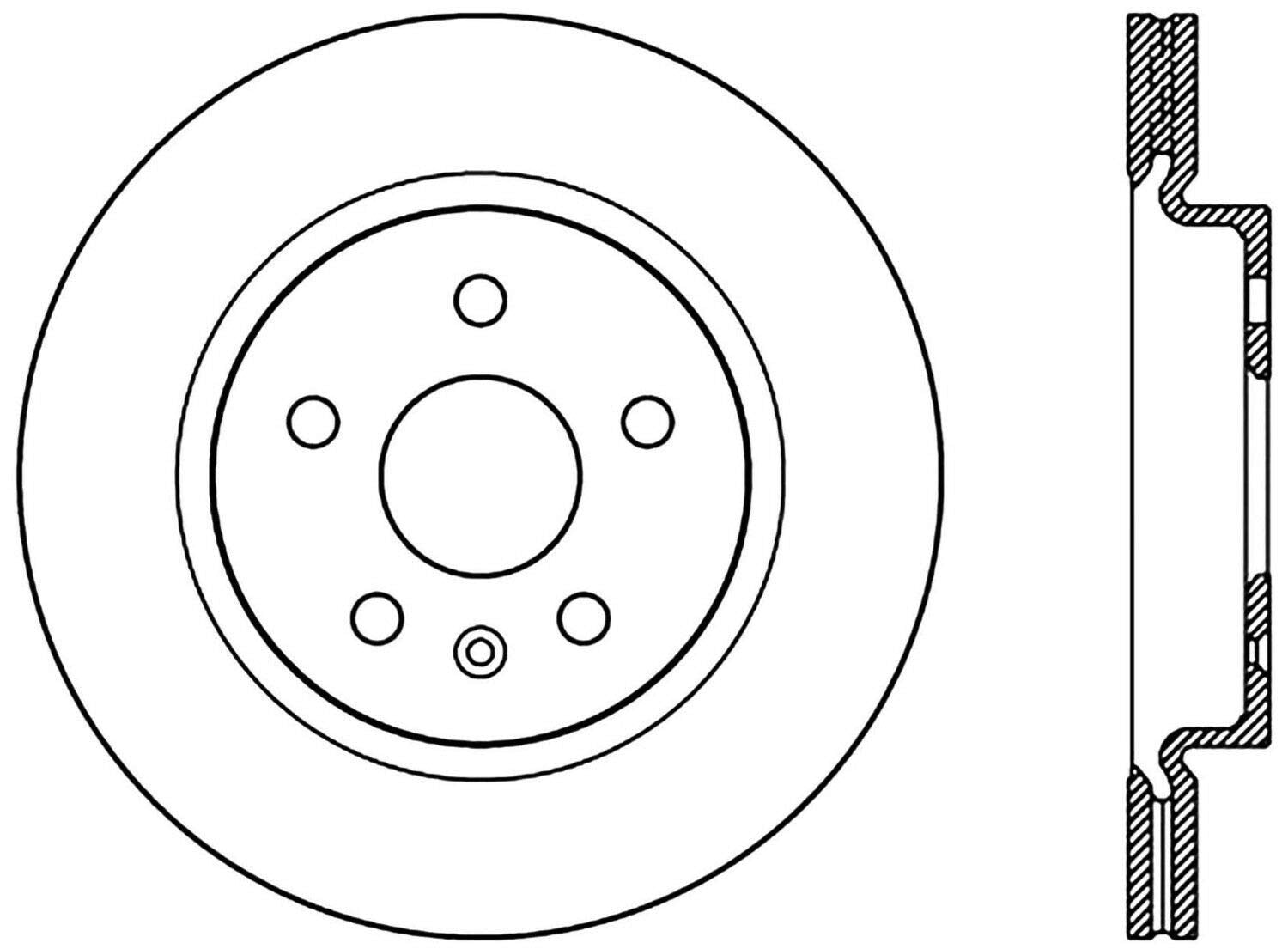 Centric Parts, Inc. - Premium Brake Rotor (120-62127)