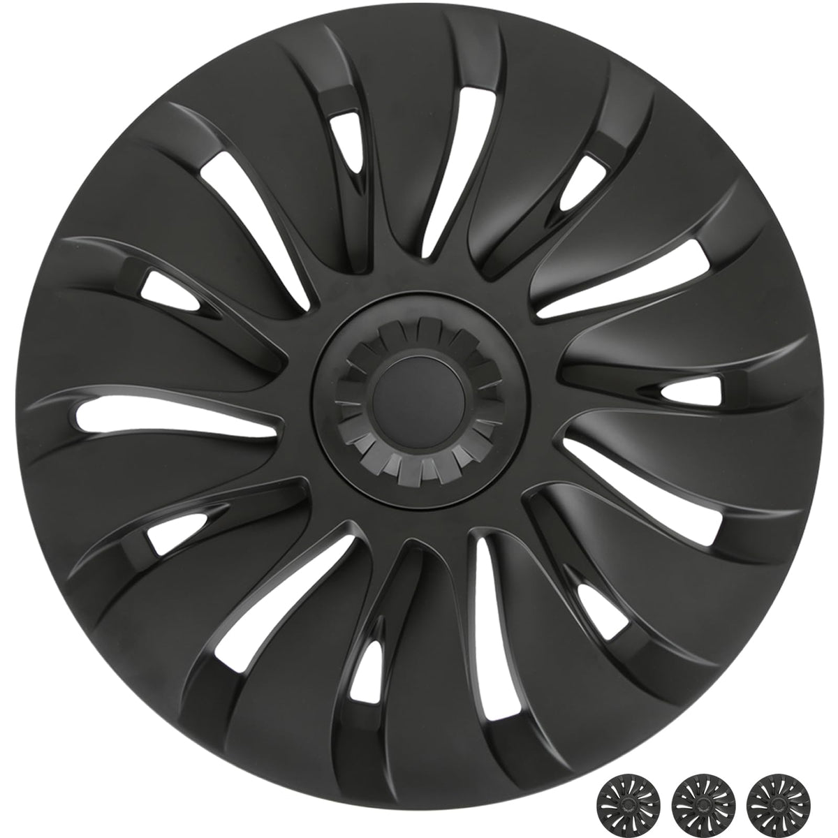 Siglin Wheel Covers For Tesla Model Y 2024 19 Inch 4 Pcs Rim Protector Gemini Wheel Cover Replacement Compatible With Tesla Mode