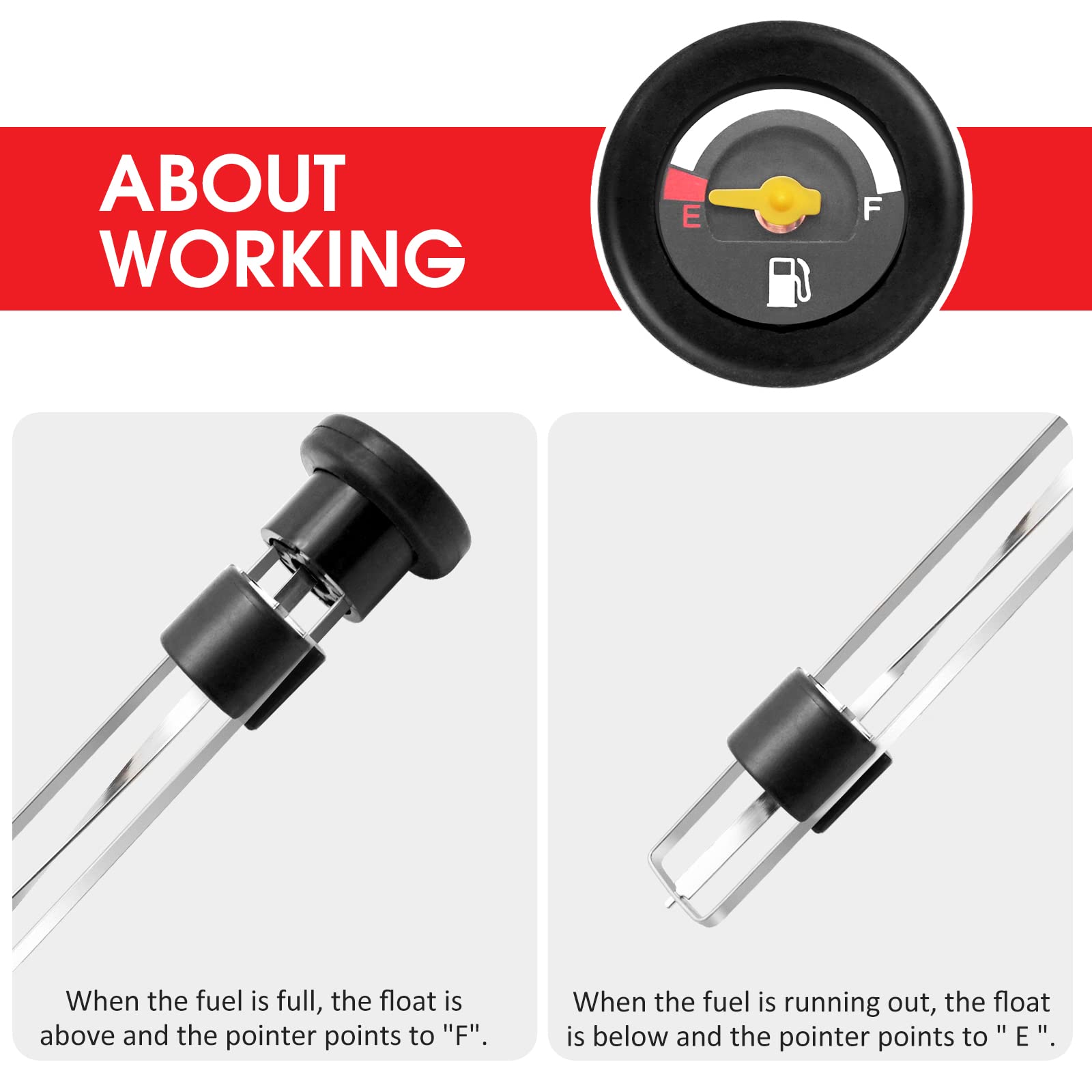 Fuel Gauge Gas Cap For Honda Rancher 350 Rancher 400 Rubicon 500 17504-Hn5-671