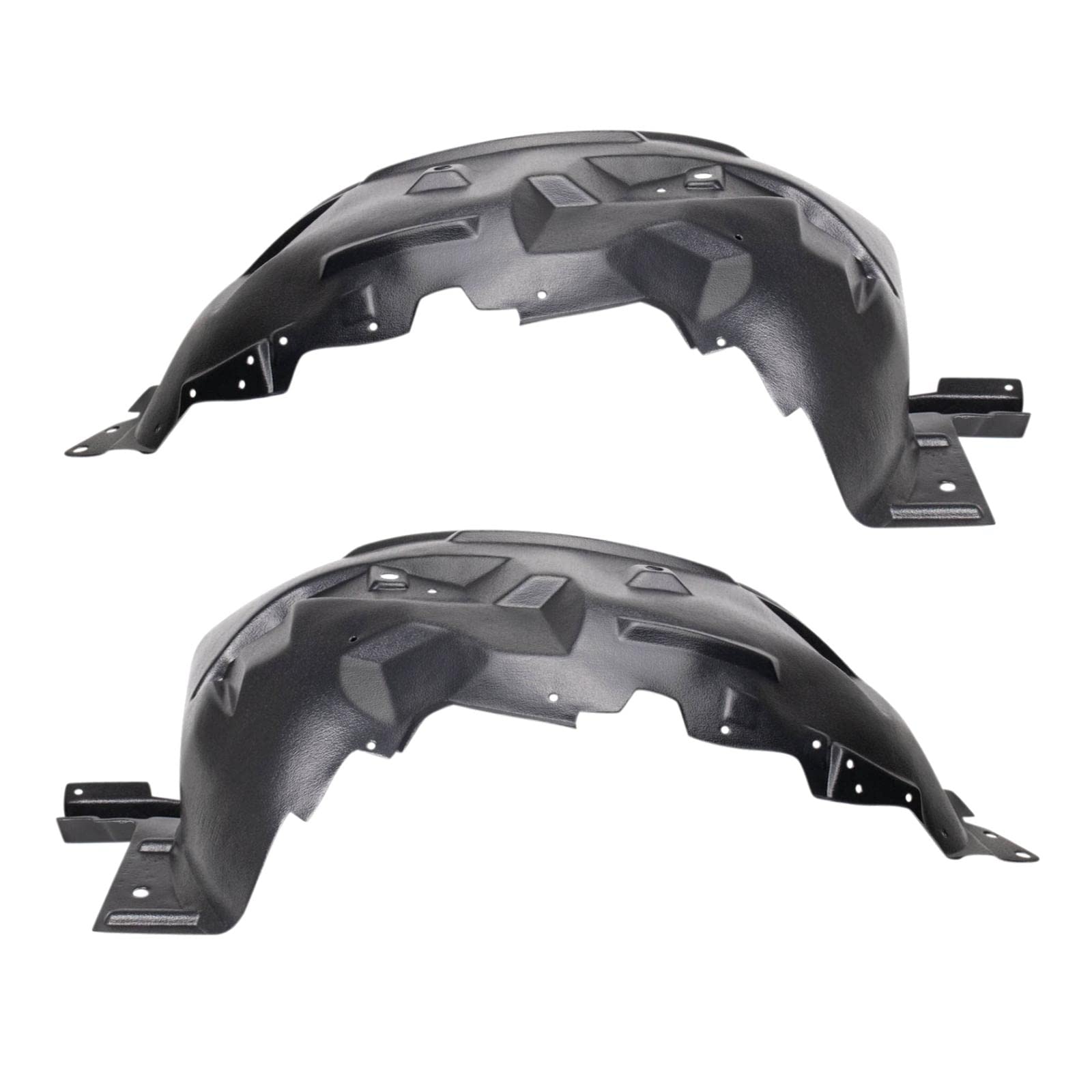 Trq Front Inner Fender Liner Set Compatible With 2001-2009 Mazda B2300 1998-2001 B2500 1998-2007 B3000 1998-2009 B4000 Ma1248114