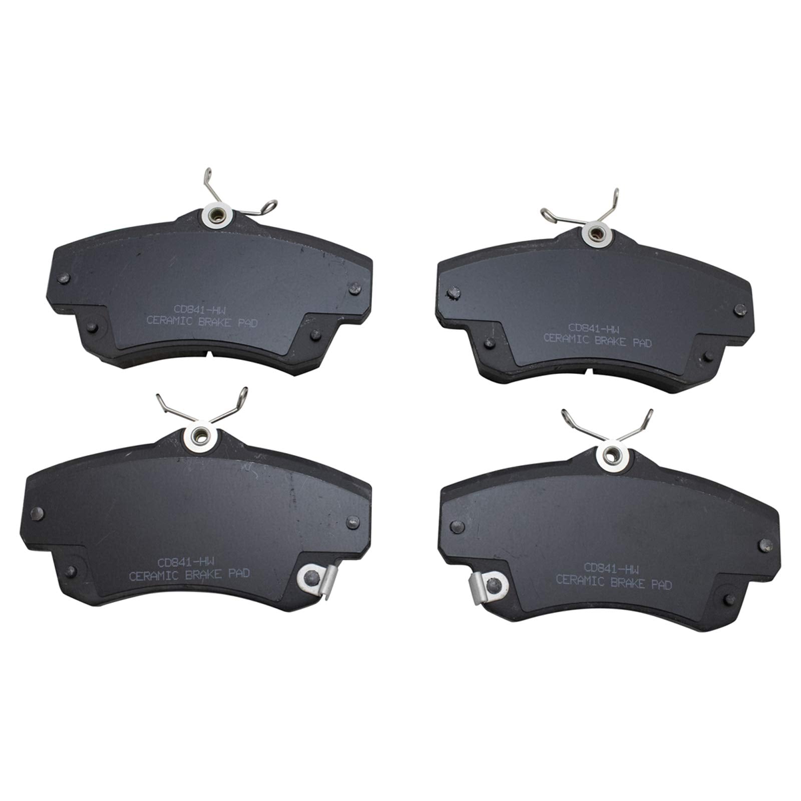 TRQ Front Brake Pads Ceramic Compatible with 2001-2010 Chrysler PT Cruiser 2003-2005 Dodge Neon
