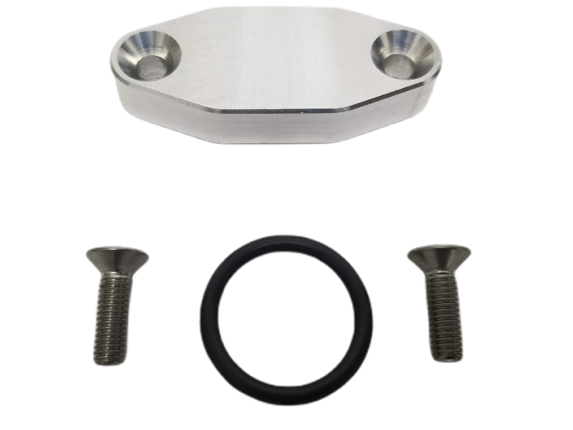 Z Whip LS Billet Oil Port Plate On Oil Pan for Gen III IV Series Engines LS1 LSX LS2 LS3 Oil Port LQ4 LQ9 LS6 L92 L99 L33 5.3L 4