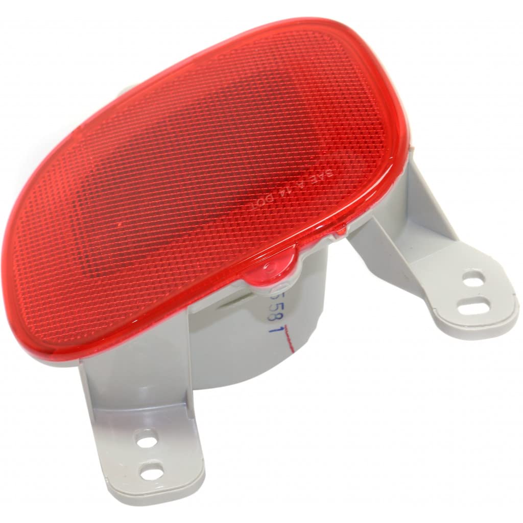 For Jeep Renegade 2015 2016 2017 2018 Bumper Reflector Passenger Side | Rear | Capa | Replacement For Ch1185103, Ch1185103C | 19