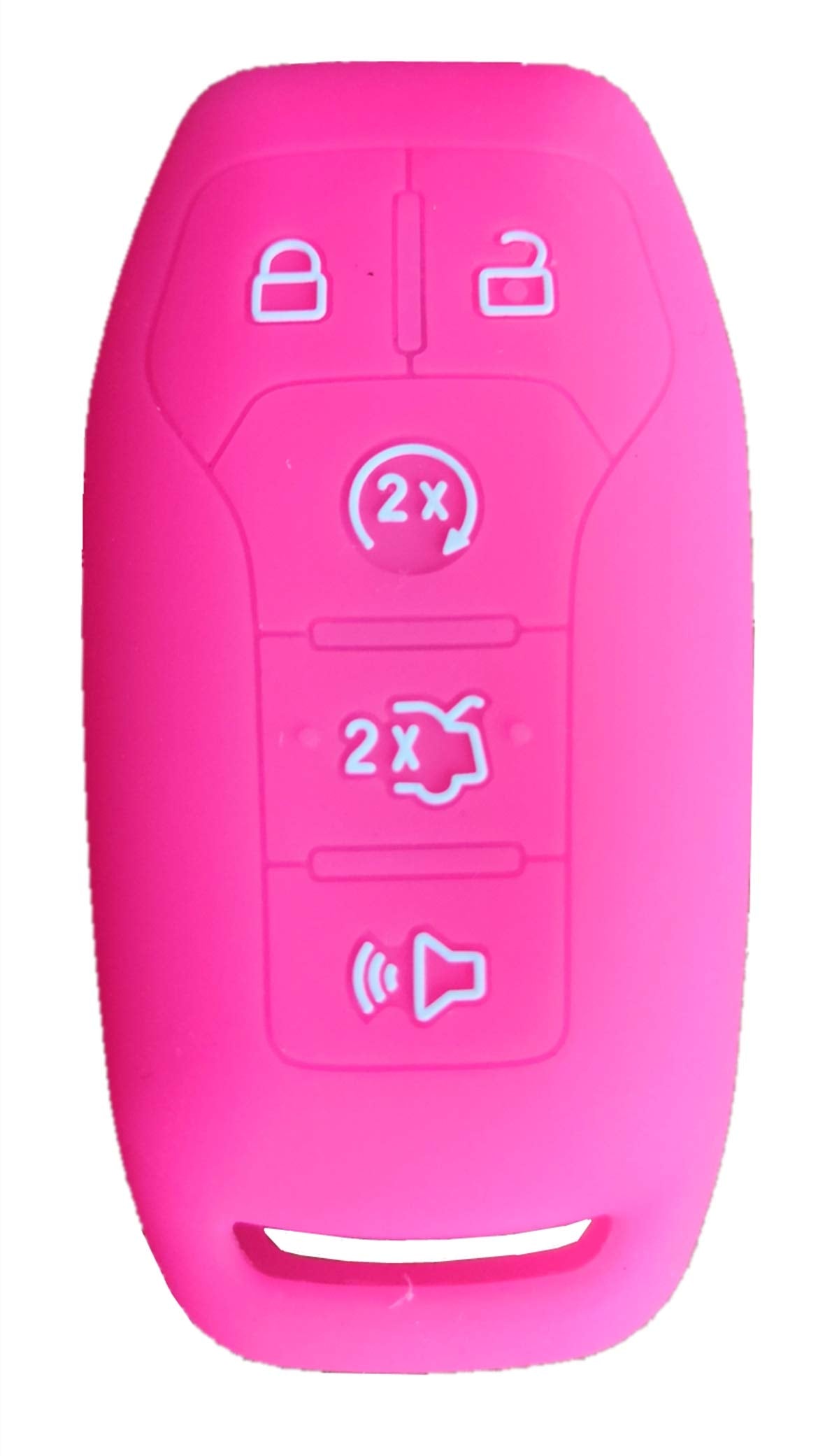 Ford Mustang Key Fob Cover: Silicone Car Remote Case Fit For Ford Mustang Fusion Exploer Edge F150 Lincoln Mkz Mkx Mkc | Rose Re