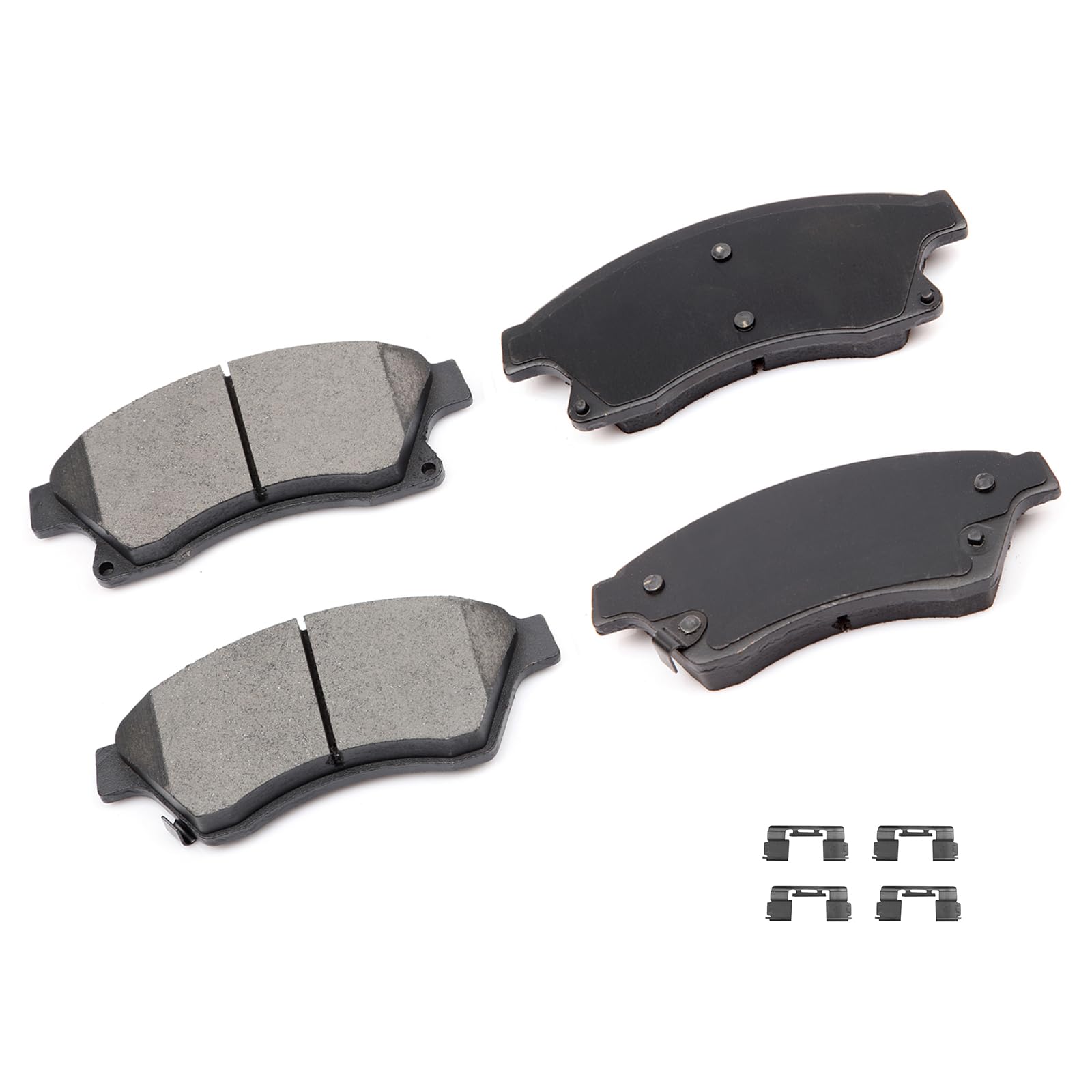 Cciyu D1522 Front Ceramic Brake Pads Kits 4Pcs Fit For 2011-2015 For Chevrolet Cruze,2016 For Chevrolet Cruze Limited,2012-2017