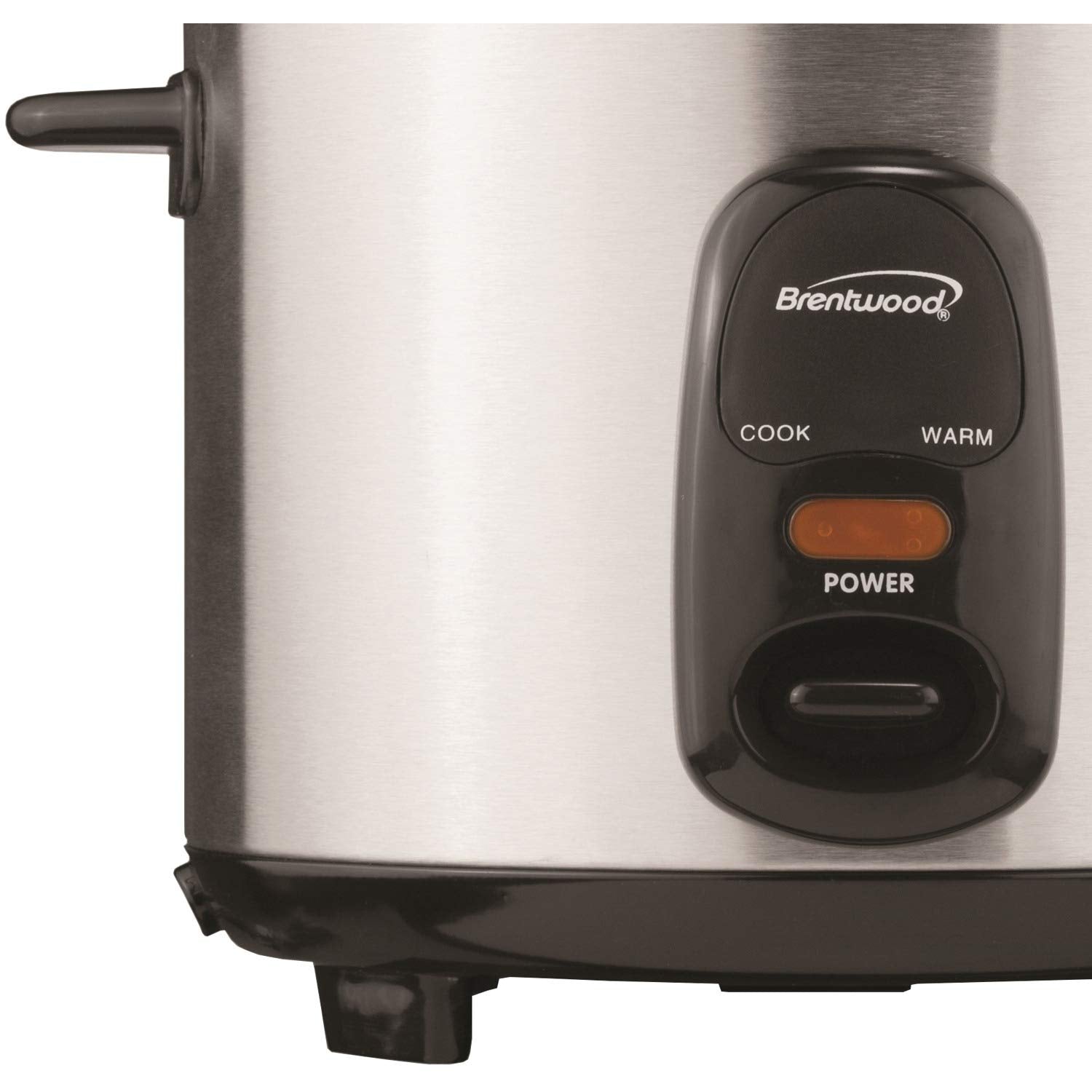 Brentwood Rice Cooker, 8-Cup, Stainless Steel,Ts-15,2