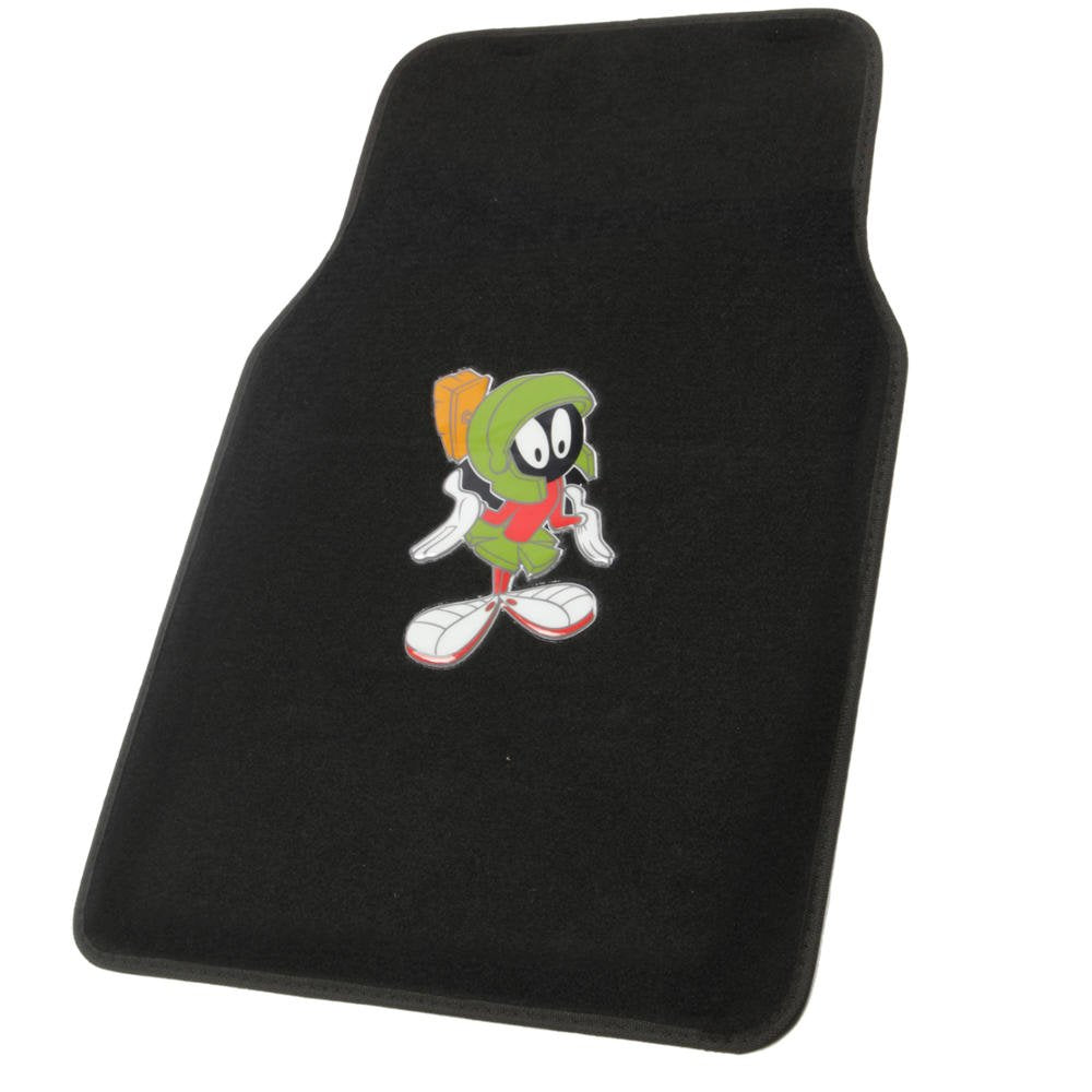 Bdk Warner Bros Looney Tunes Marvin The Martian Universal Fit 4Pc Set Car Accessories Floor Mats - Front 26'' X 16.5'' & Rear 14