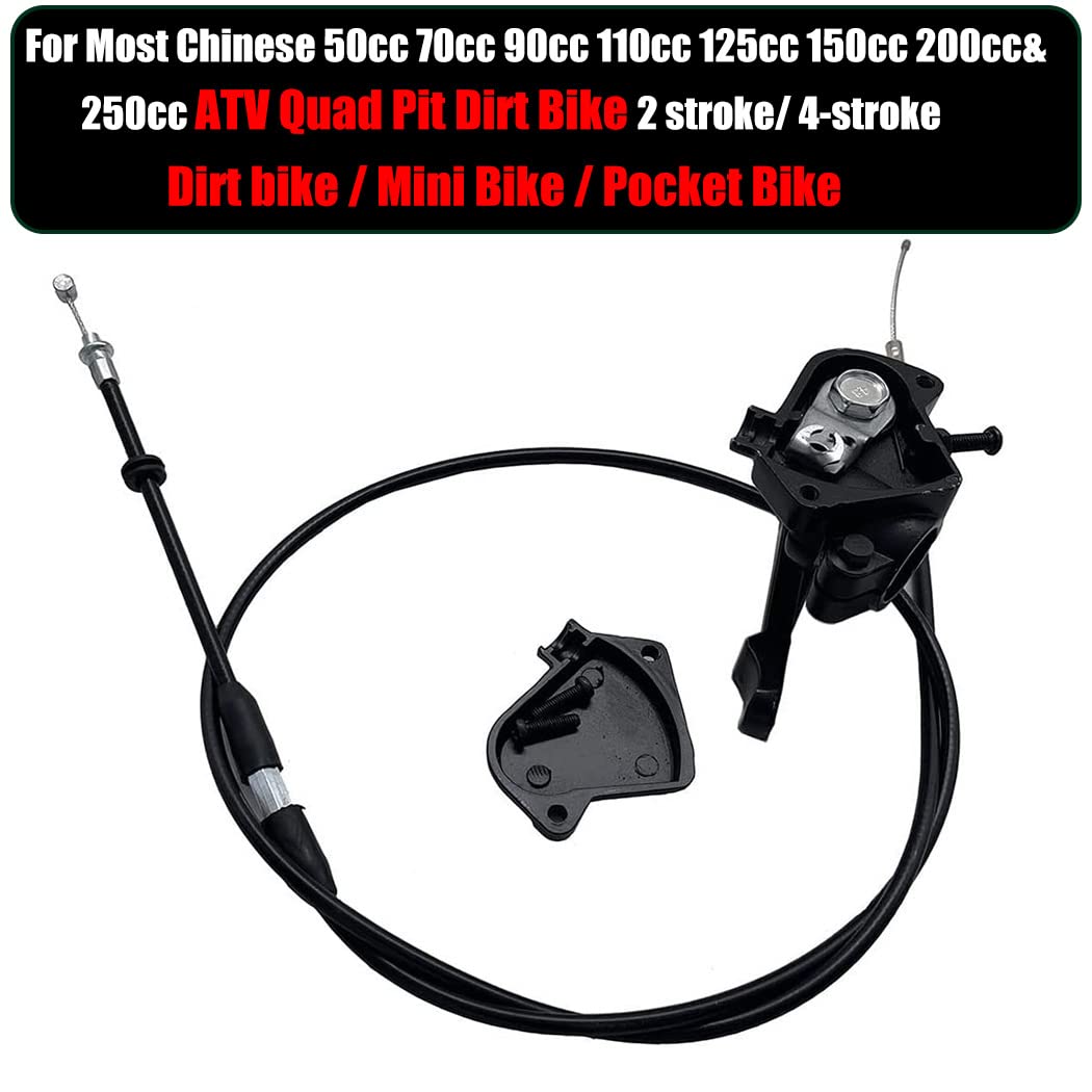 7/8'' 22Mm Thumb Throttle Cable Accelerator Control Assembly For Chinese 50Cc 70Cc 90Cc 110Cc 125Cc 250Cc Coleman Ct200U Kazuma Taotao Atv Quad Go Kart