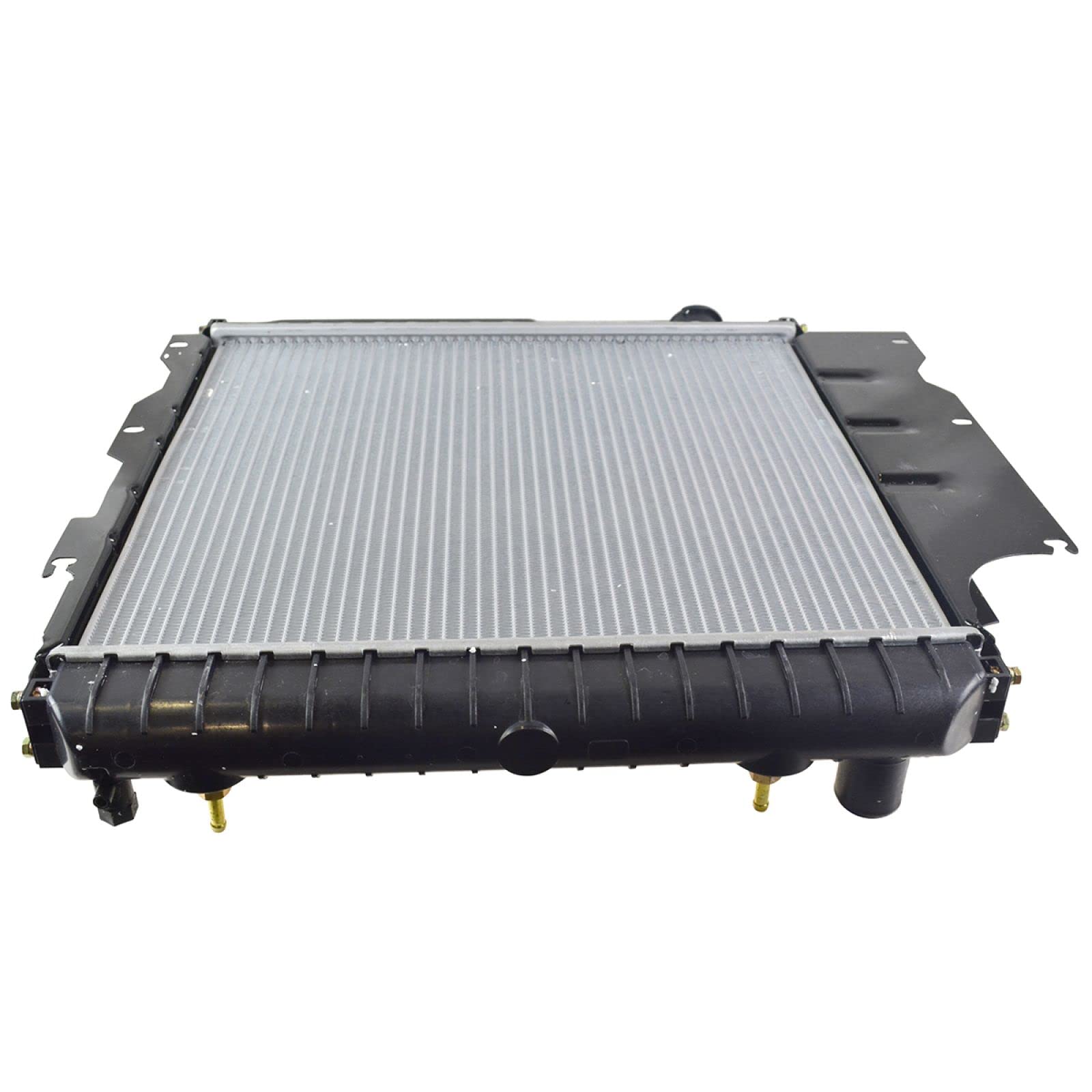 Trq Radiator Assembly Aluminum Core Compatible With 87-95 Jeep Wrangler Ch3010211 Ch3010219 Ch3010220 Ch3010221 Ch3010224 Ch3010