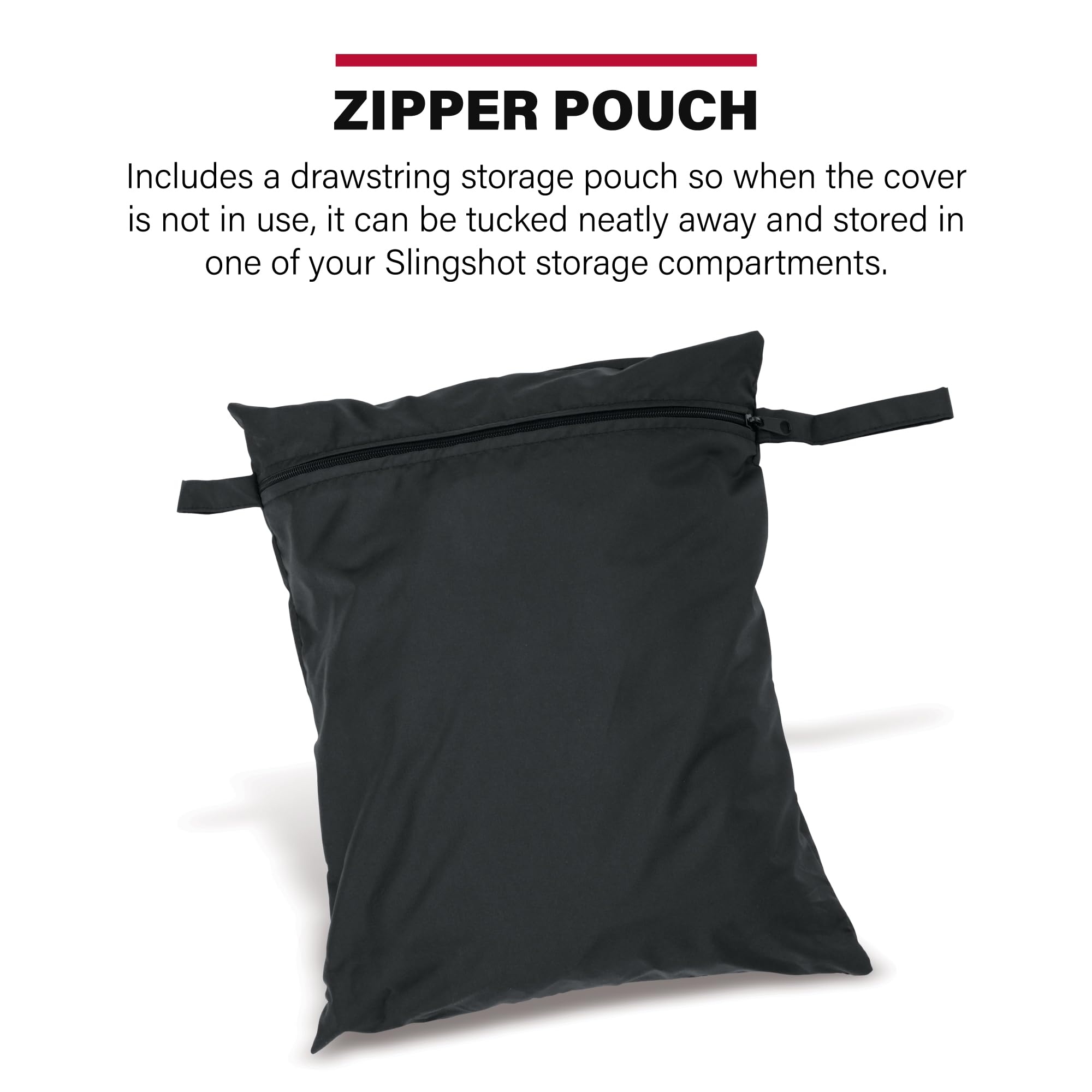 UltraGard Waterproof Full Cover for Polaris Slingshot - All-Weather, Nylon, Classic Black/Charcoal, Model 4-479BC