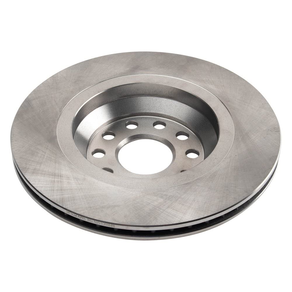 Trq Rear Replacement Brake Rotor Pair Compatible With Vw Golf Passat Gti Audi A3 S3 Tt