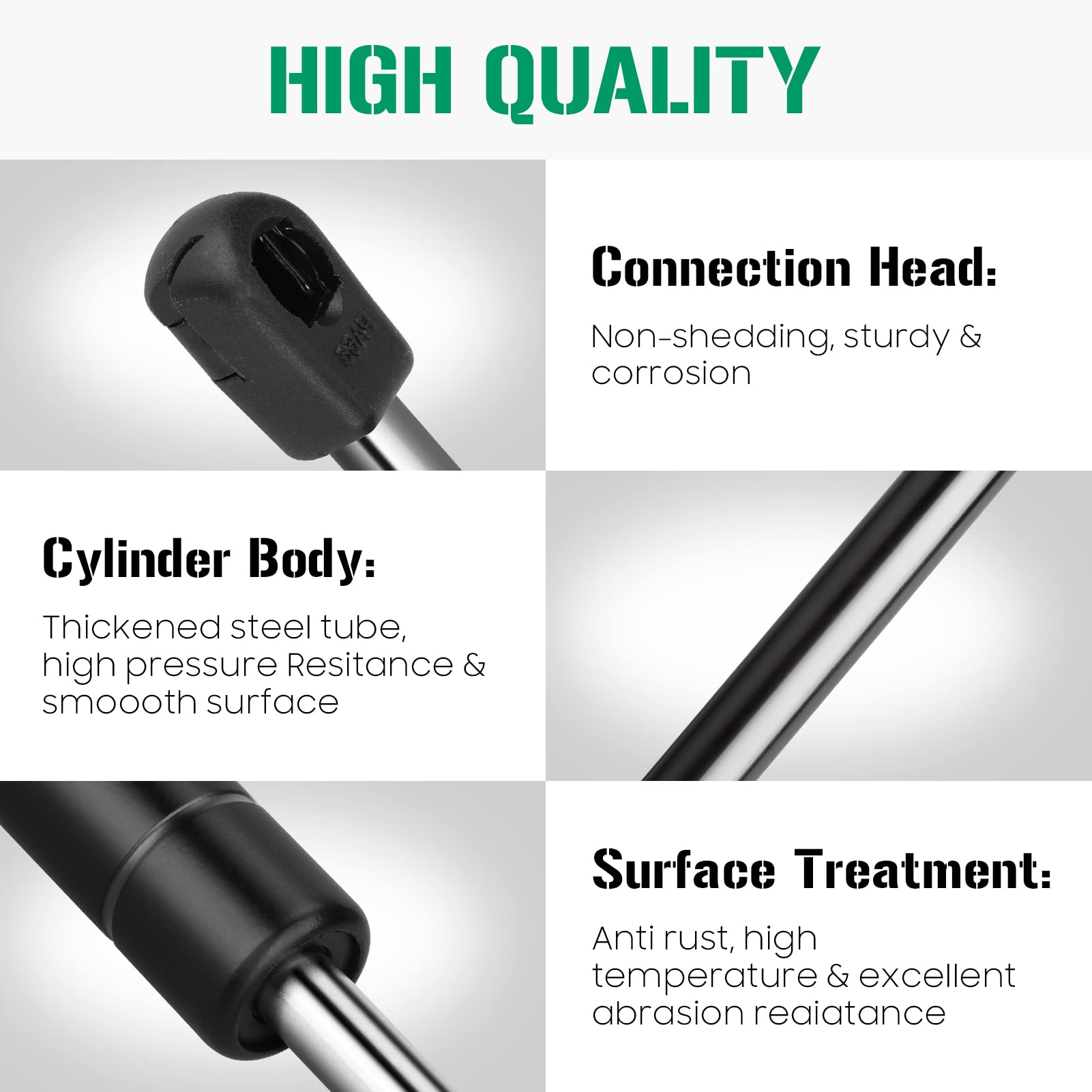 Front Hood Lift Supports Struts Shocks For Nissan Maxima 2009-2014, 6478 Qty 2