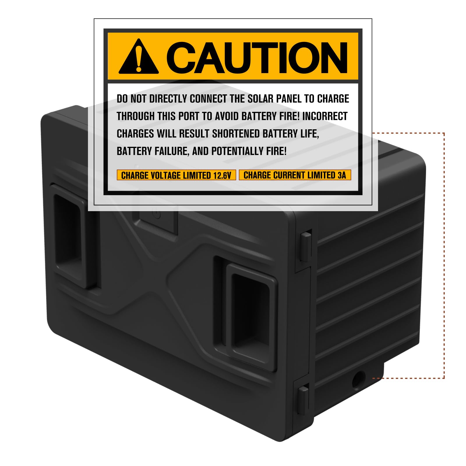 DQRGO Upgrade 173Wh Detachable Battery, Specially equipped for Dual-zone car refrigerator D (Adapter not included)