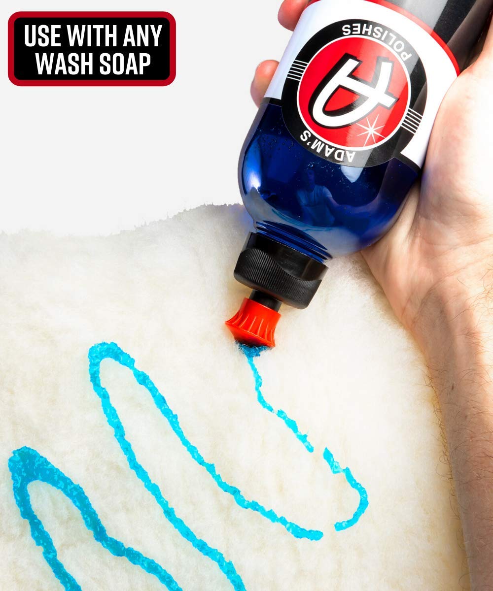 Adam'S Polishes 10 Professional Wool Wash Pad - Plush Synthetic Car Wash Pad Is Gentle On Auto Paint Without Worry Of Scratches