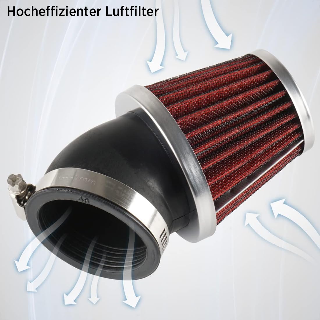 Evermotor Air Cleaner Motorcycle Carburetor Filter The Mreather 34Mm 35Mm 36Mm Perfect For 50Cc 70Cc 90Cc 110Cc 125Cc 150Cc Pit Bike,Moped,Atv,Ssr,Ttr