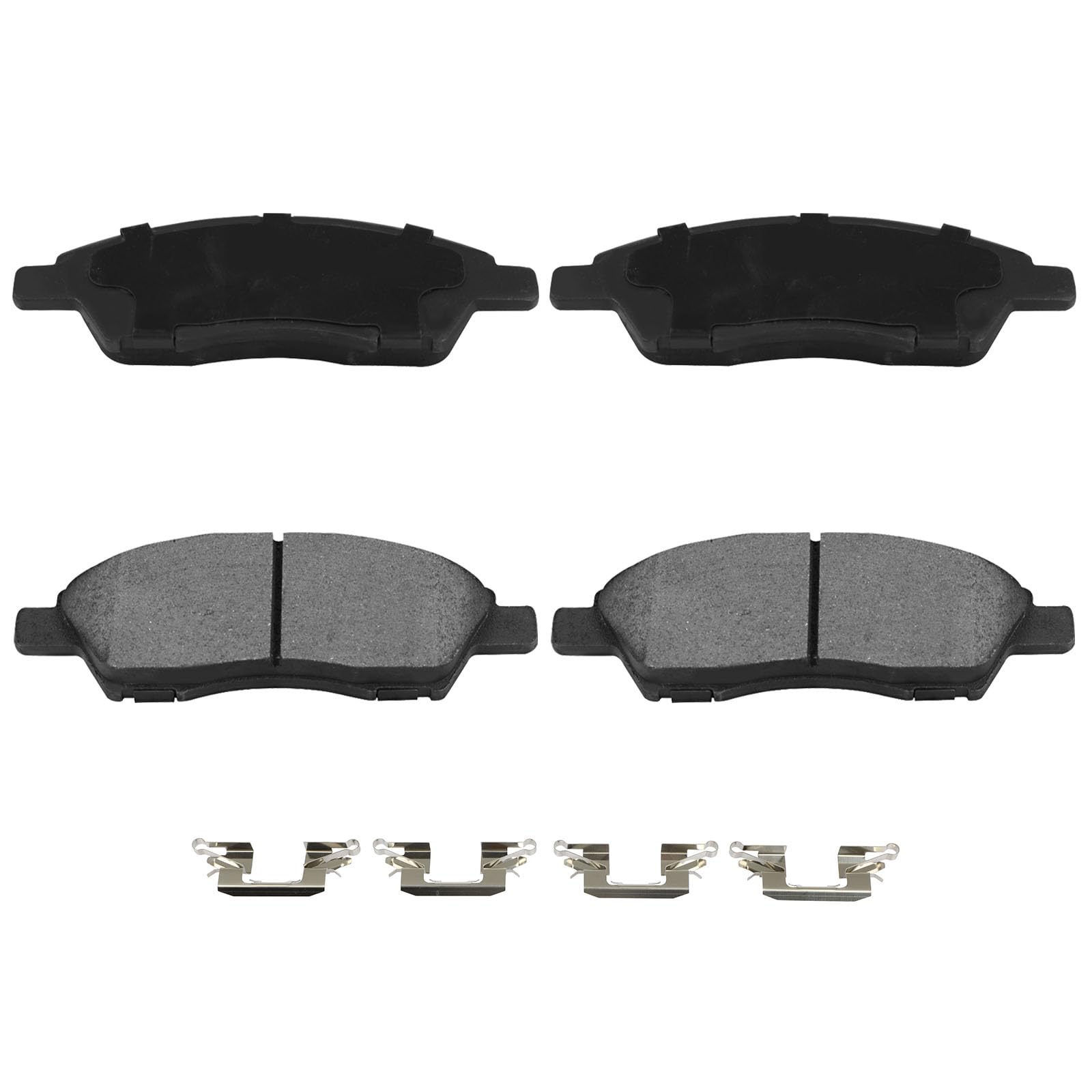 Automuto 4Pcs Front Ceramic Disc Brake Pads Set D1592 For Nissan Versa 2012-2016,For Nissan Versa Note 2014-2019