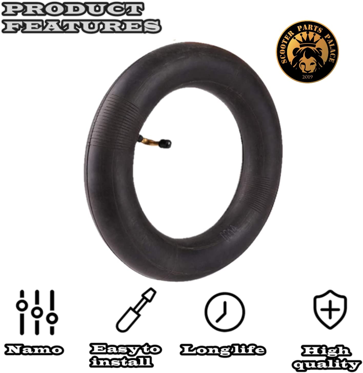 3.5 X 10 10' Inner Tube For Scooter Moped Pit Dirt Bike Motorcycle Fit Honda Xr50 Xr50R Xr70 Crf50 Crf70 Ct70 Ez90 3.5-10 Compatible With A 10' Rim