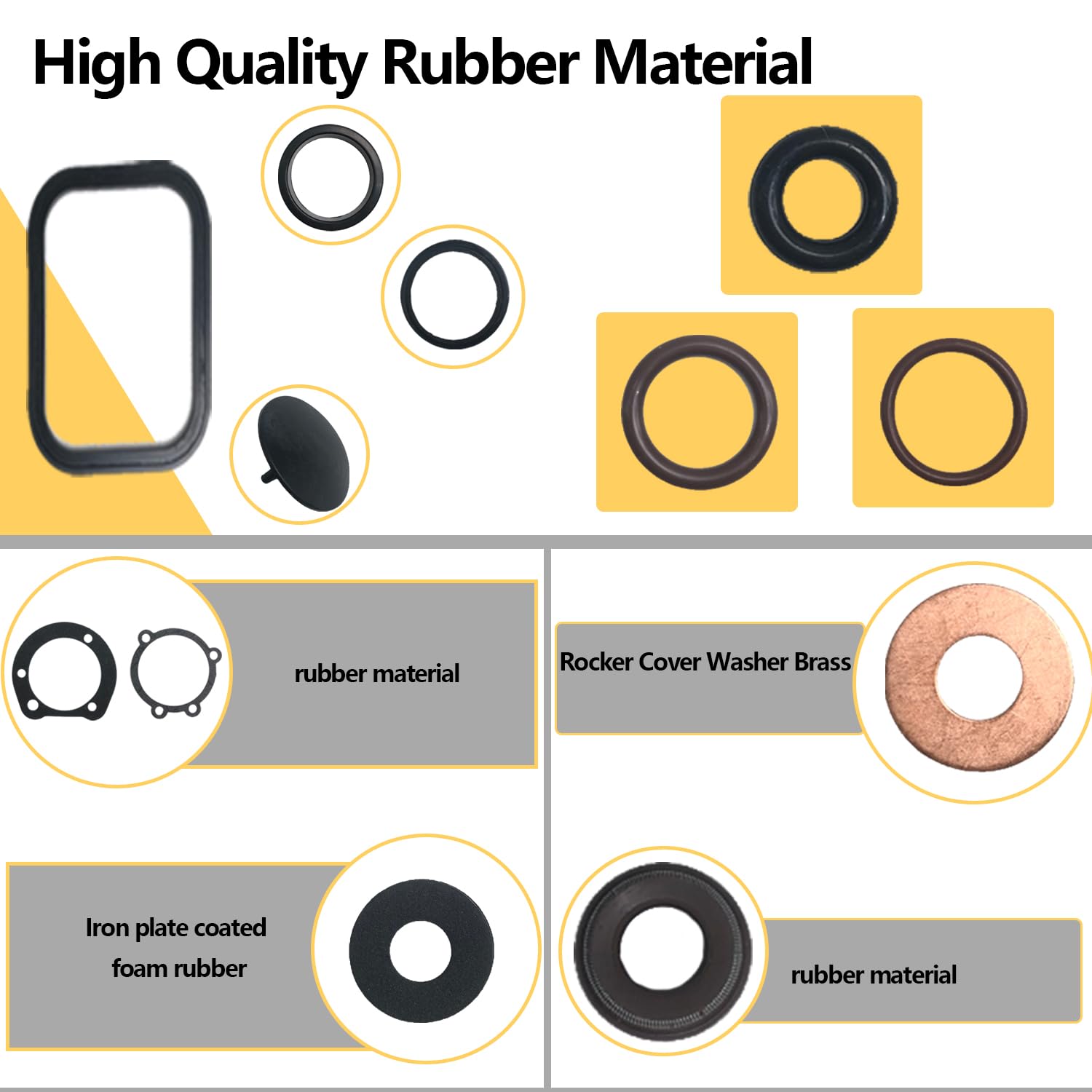 BIGLKNM 57 PCS Top & End Bottom Engine Gasket Kit for 1996-2003 Sportster 883 XL883 1200 Sport XLH1200S 1200 Custom XLH1200C Mot