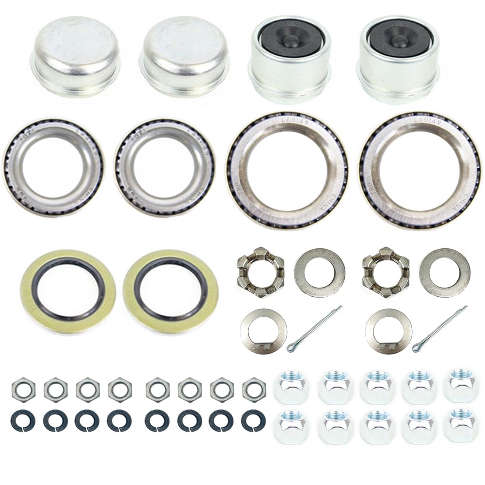 Southwest Wheel 3,500 Lbs. Trailer Axle Self Adjusting Electric Brake Kit 5-4.5'' Bolt Circle