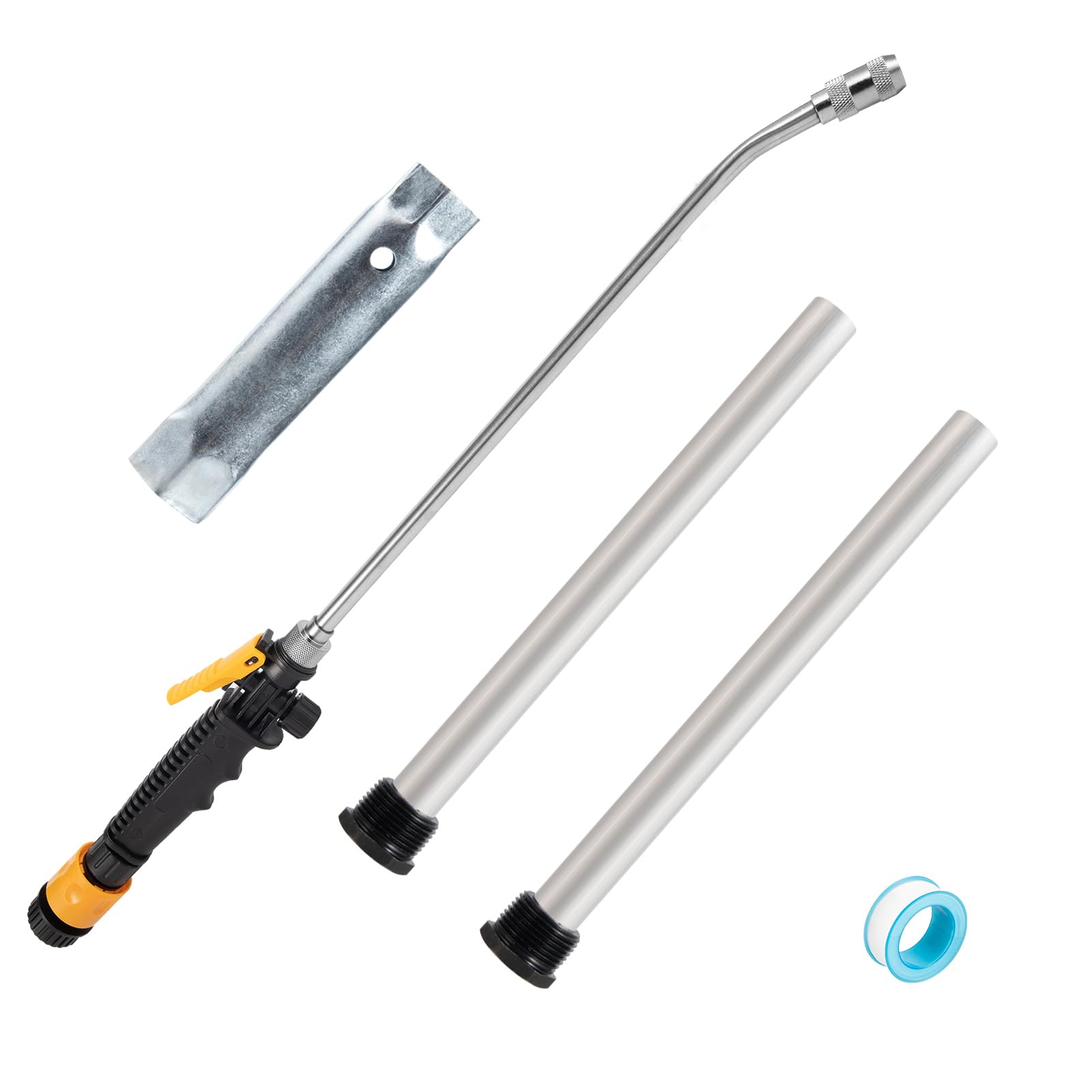 Pamase 5Pcs Rv Water Heater Anode Rod & Flush Wand & Element Socket Set - 9.25 ''L X 3/4 ''Npt Thread Magnesium Rod For Suburban