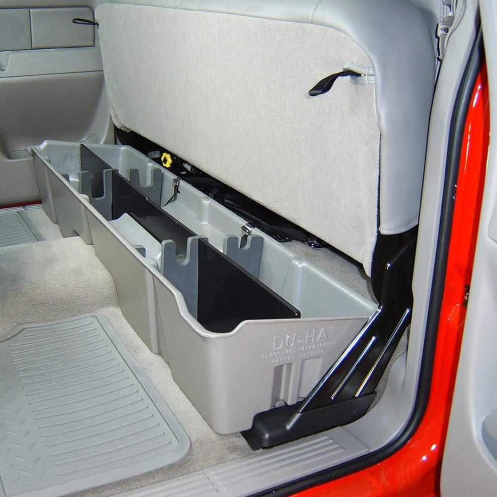 Du-Ha Under Seat Storage Fits 99-07 Chevrolet/Gmc Silverado/Sierra Extended Cab, Tan, Part #10003